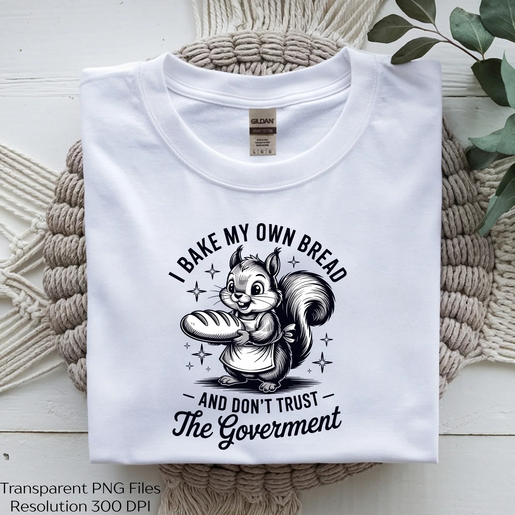 Funny Baking Squirrel Shirt SVG Bundle