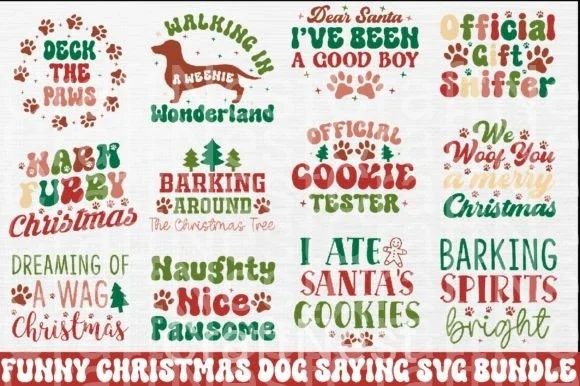 Funny Christmas Dog Bundle