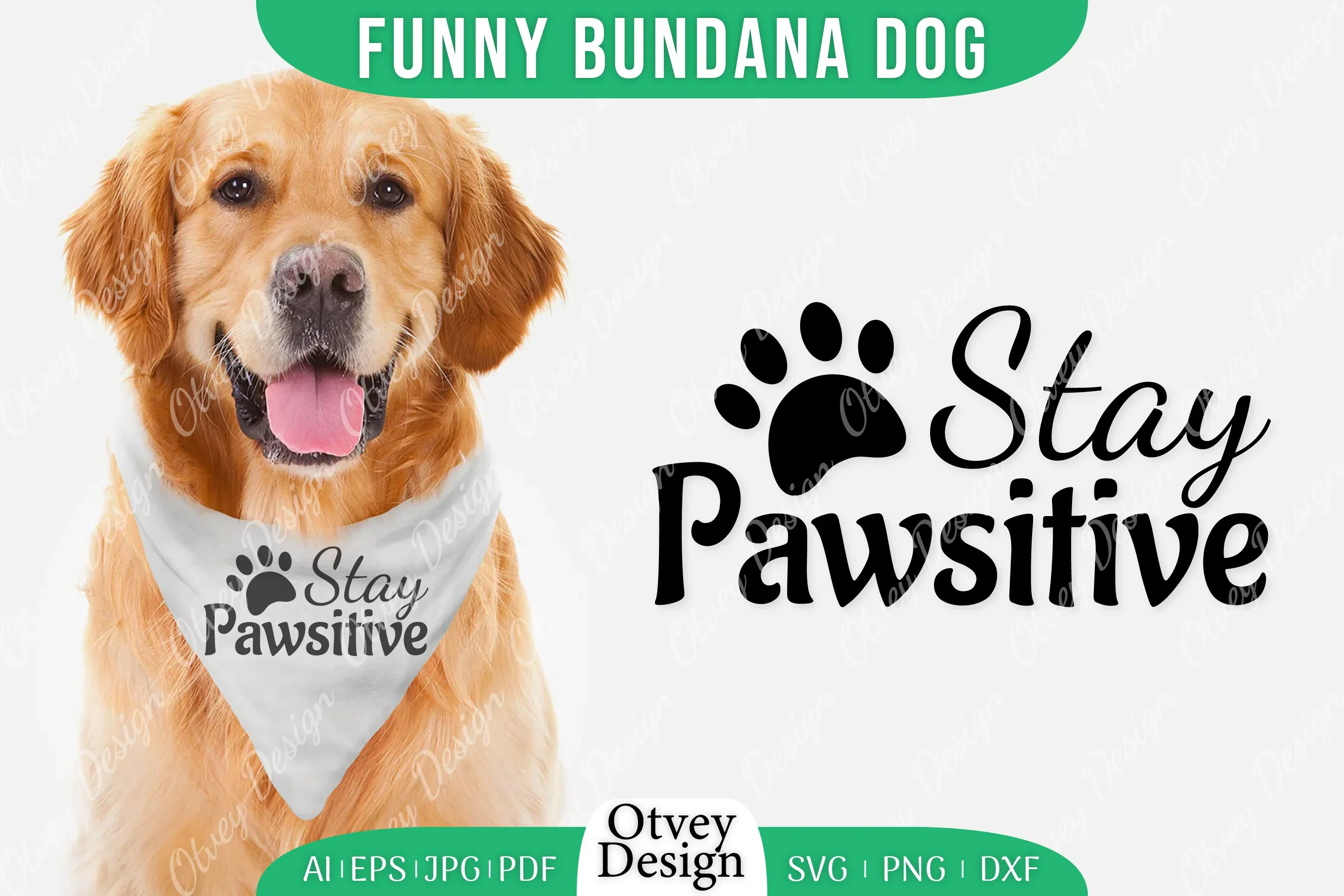Funny Dog Bandana SVG Bundle