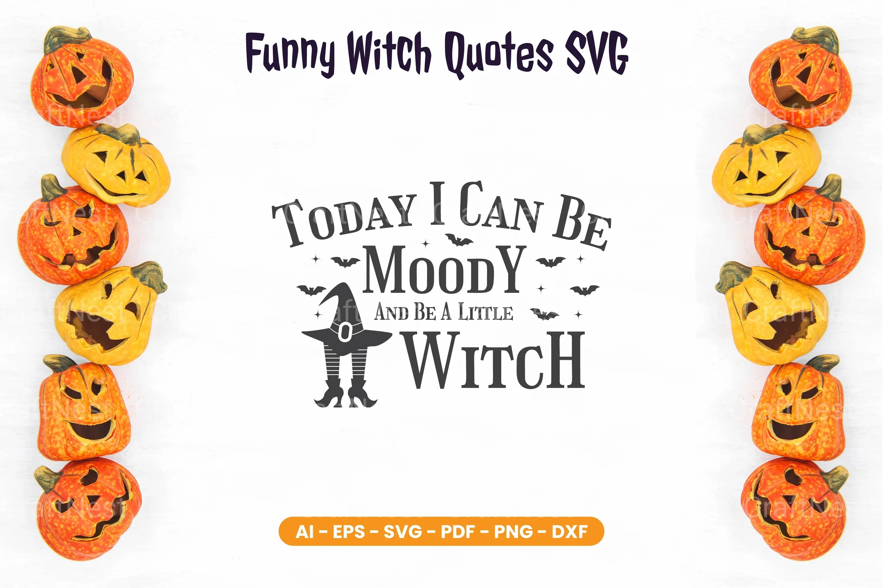 Funny Witch Quotes SVG Bundle