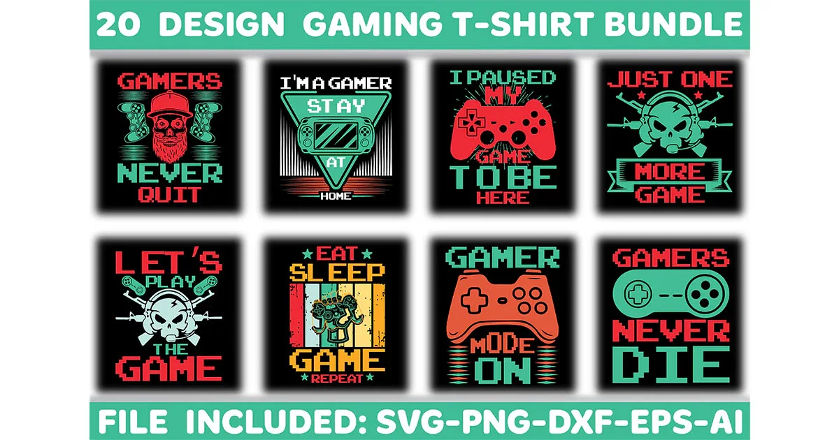 Gaming T-Shirt Bundle