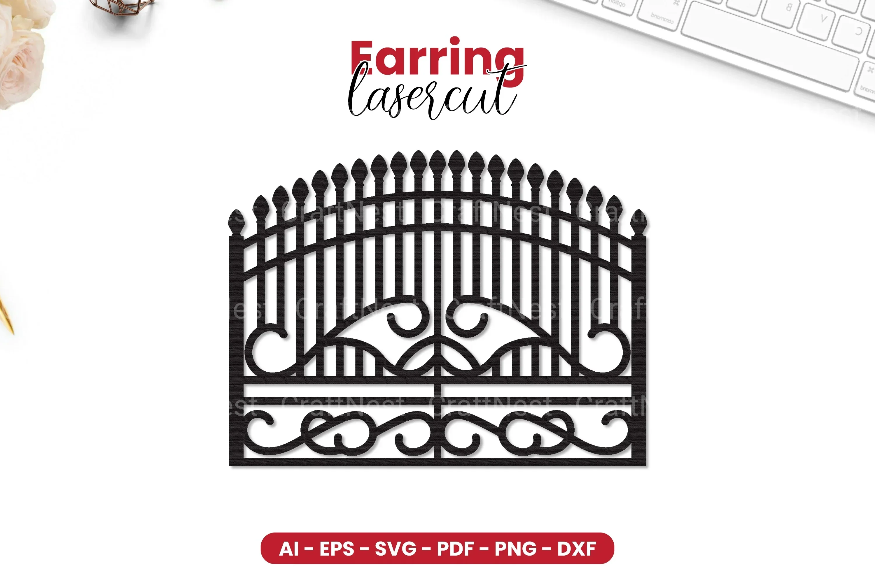 Gate Lasercut SVG Bundle