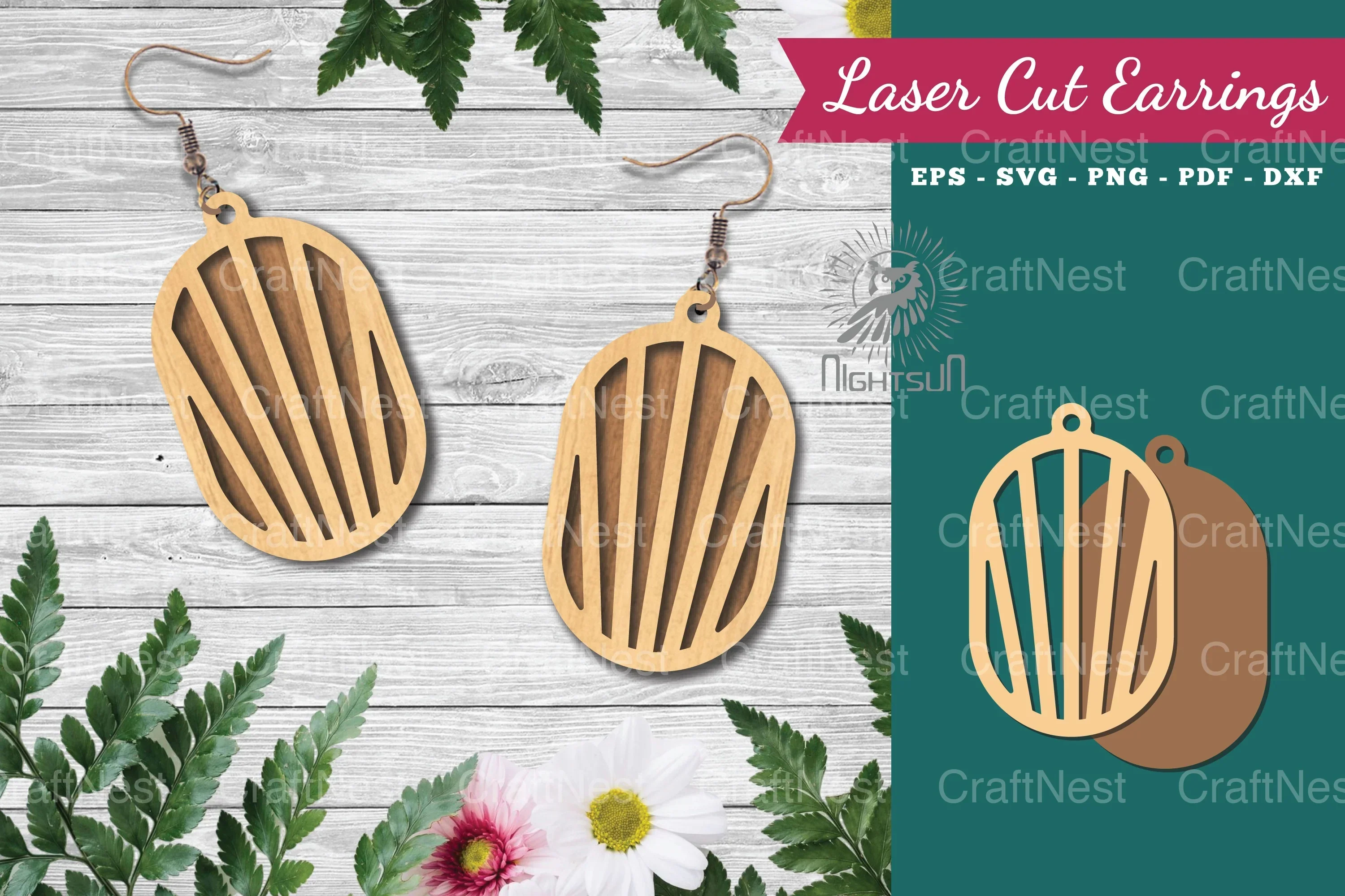 Geometric Laser Cut Earrings Bundle