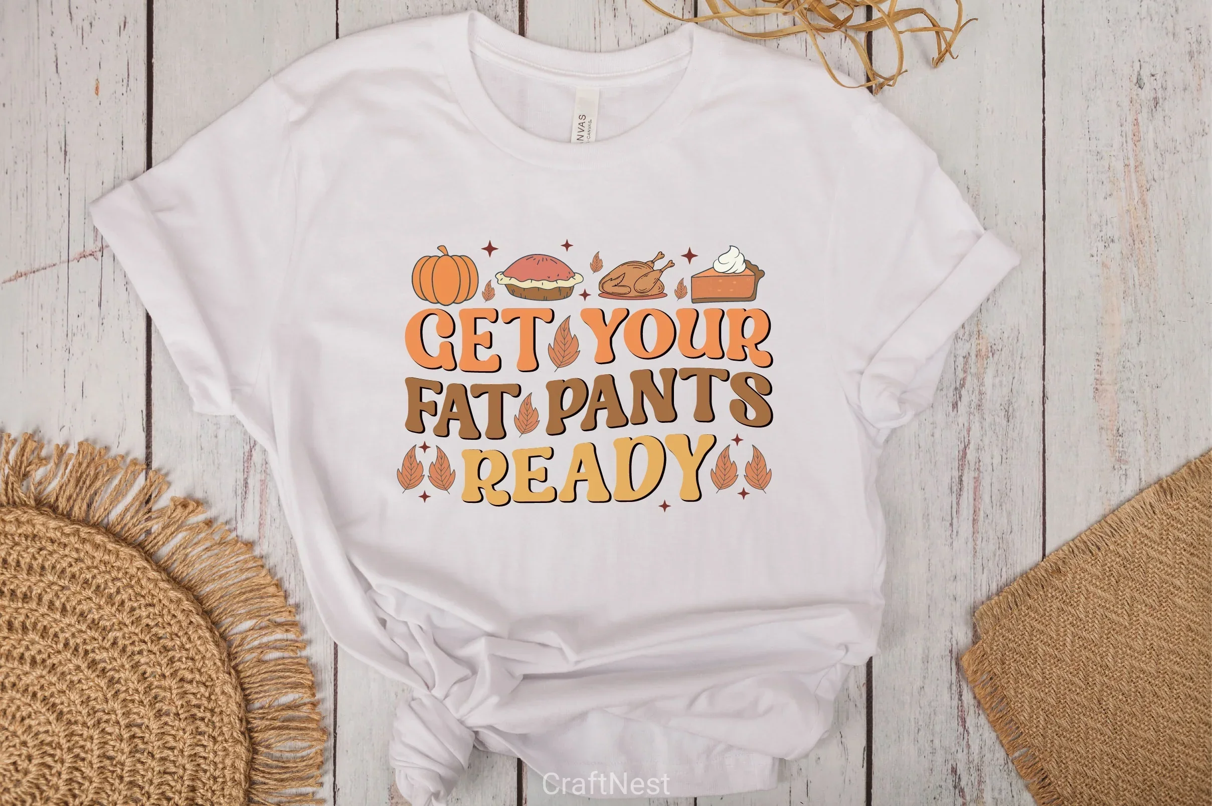 Get Your Fat Pants Ready SVG Bundle - Image 3