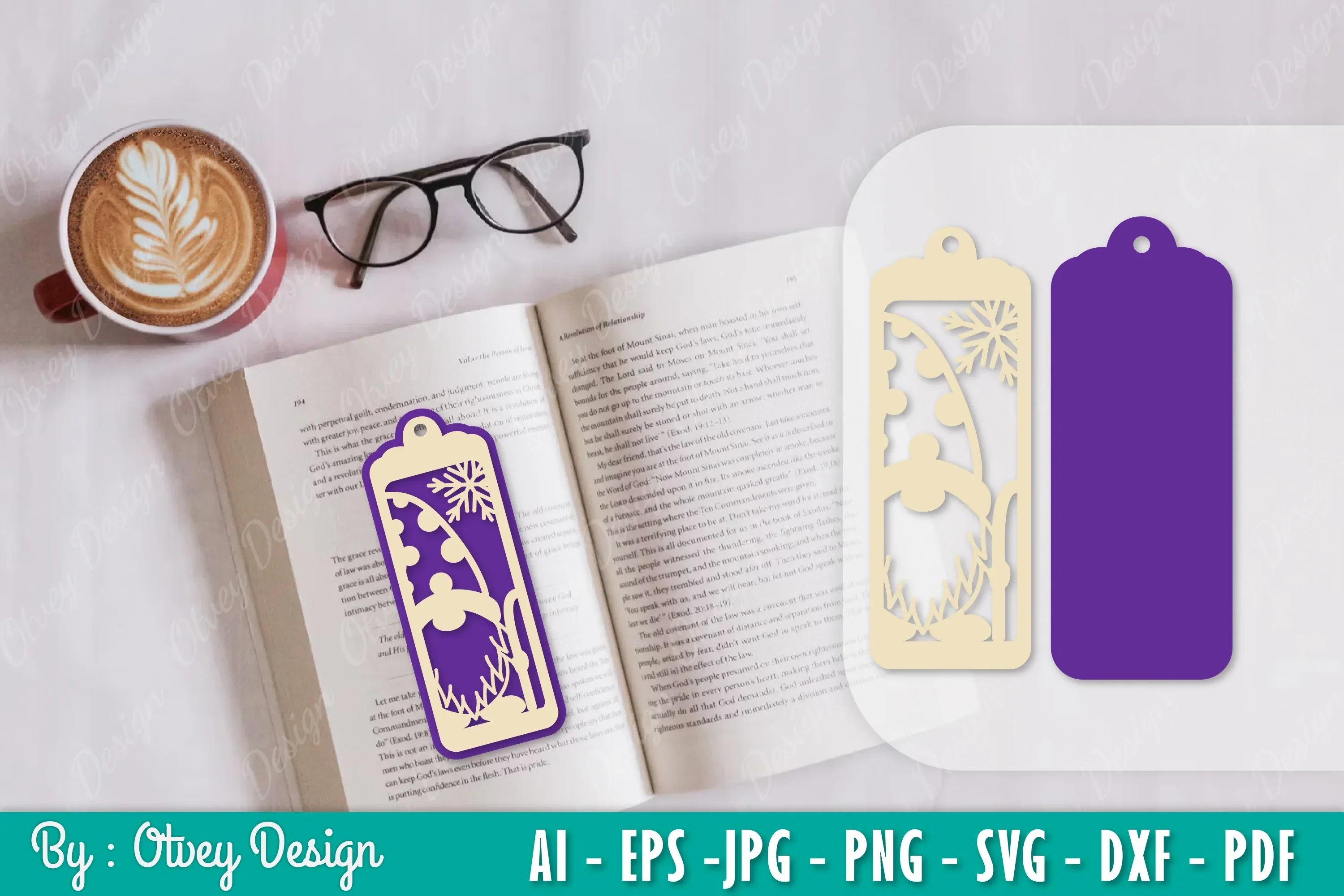 Gnome Bookmark SVG Bundle
