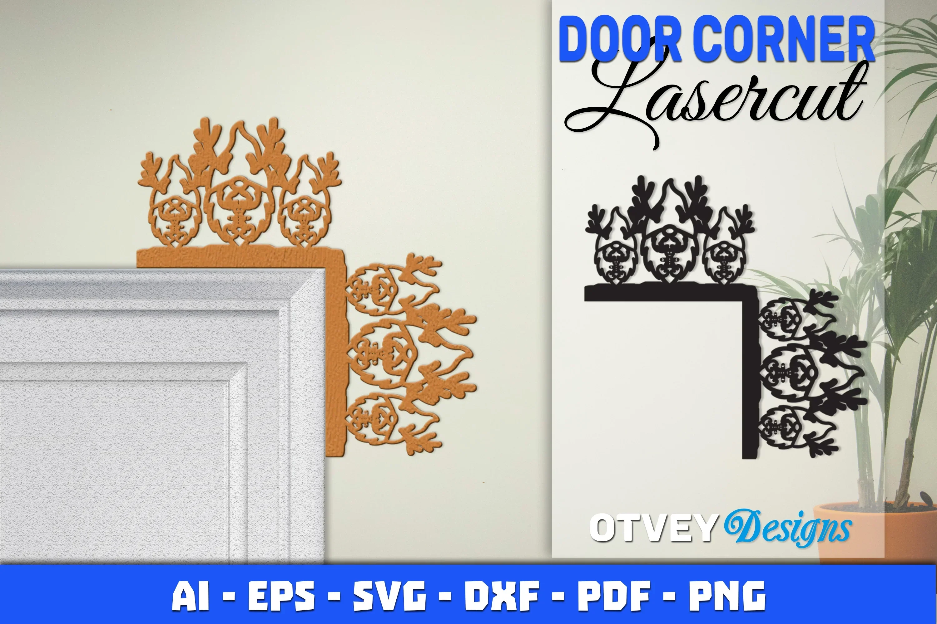 Gnome Christmas Door Corner SVG Bundle - Image 2