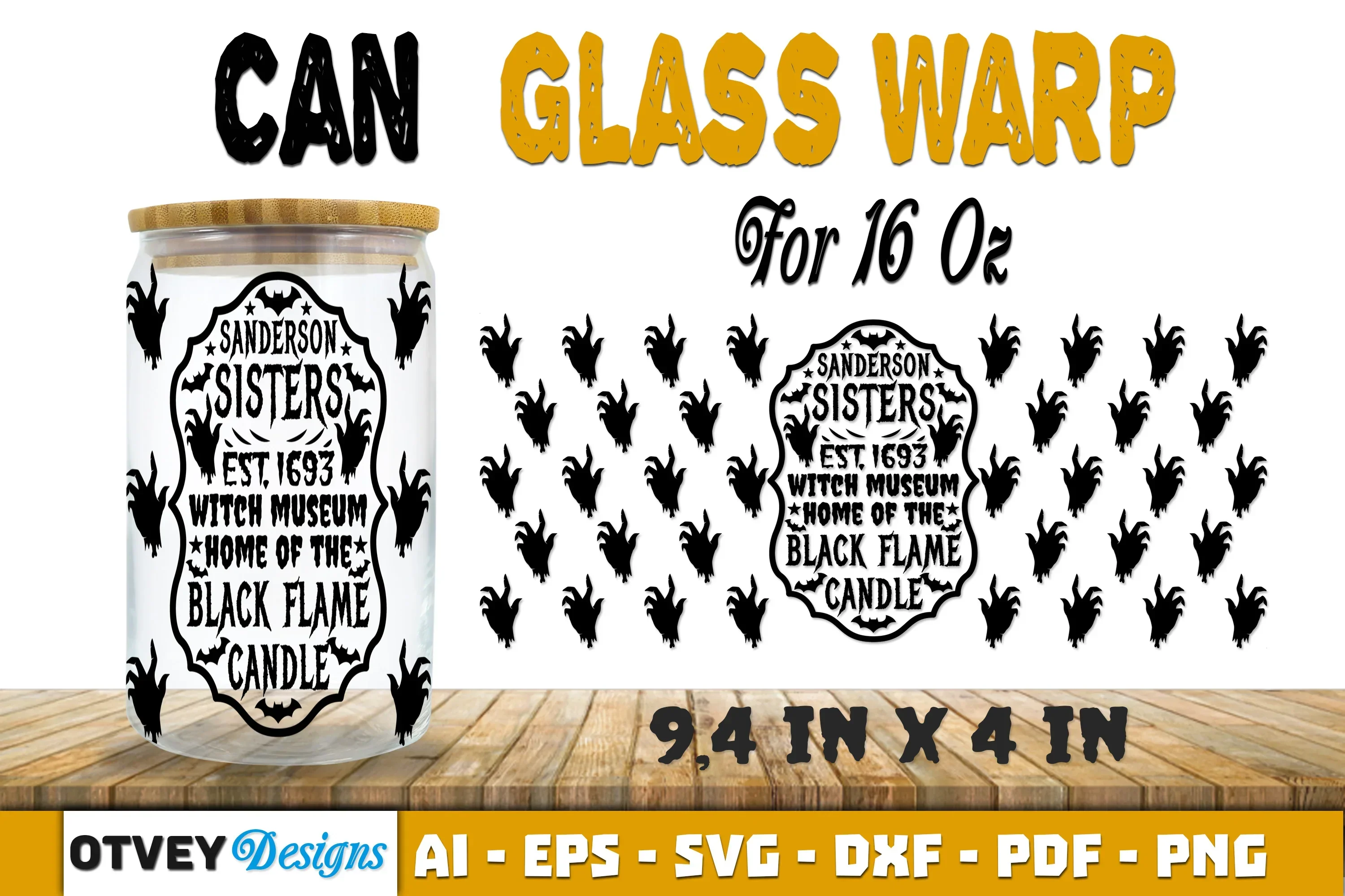Halloween 16 oz Can Glass Wrap SVG Bundle122
