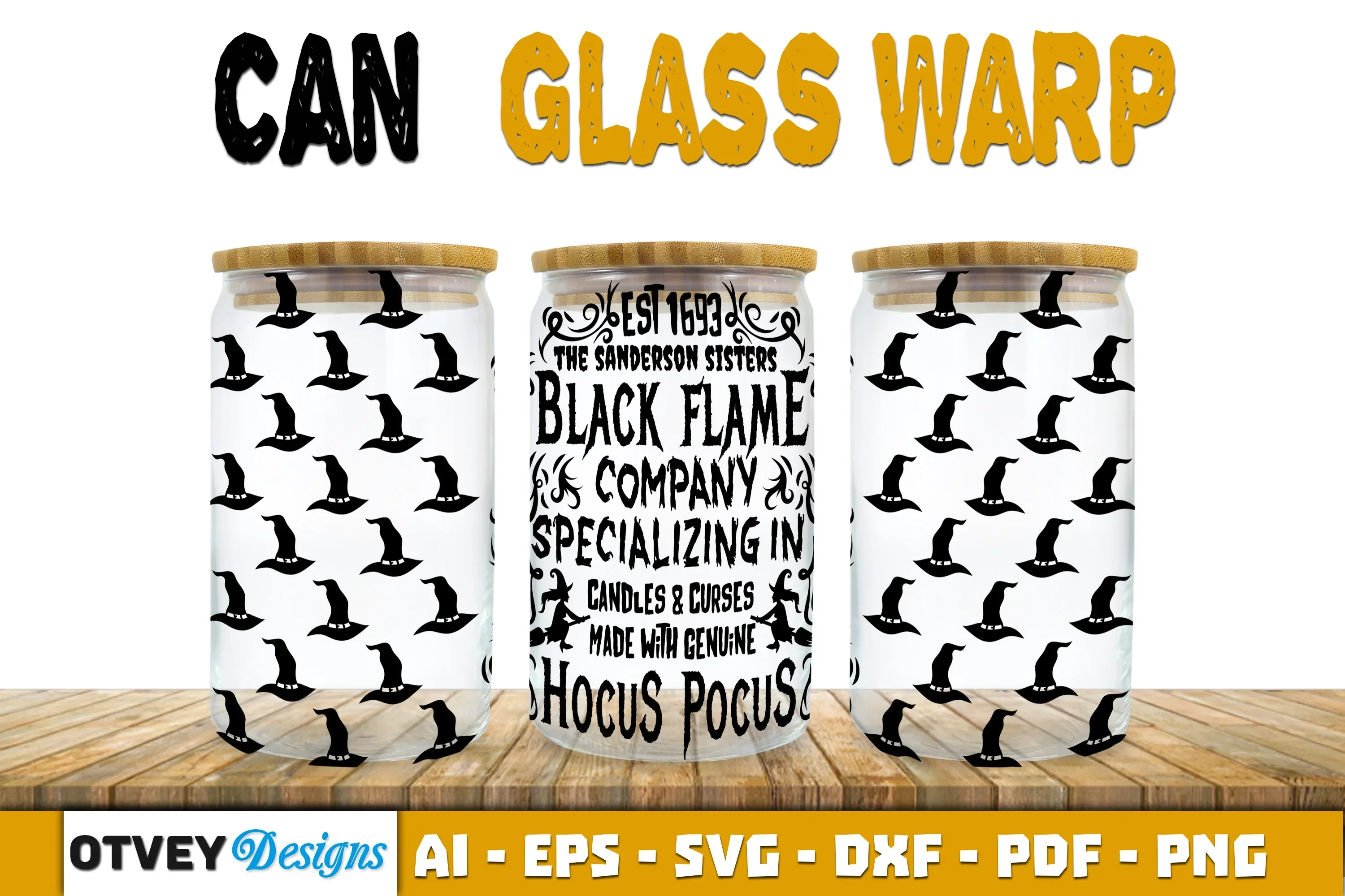 Halloween 16 oz Can Glass Wrap SVG Bundle66 - Image 2