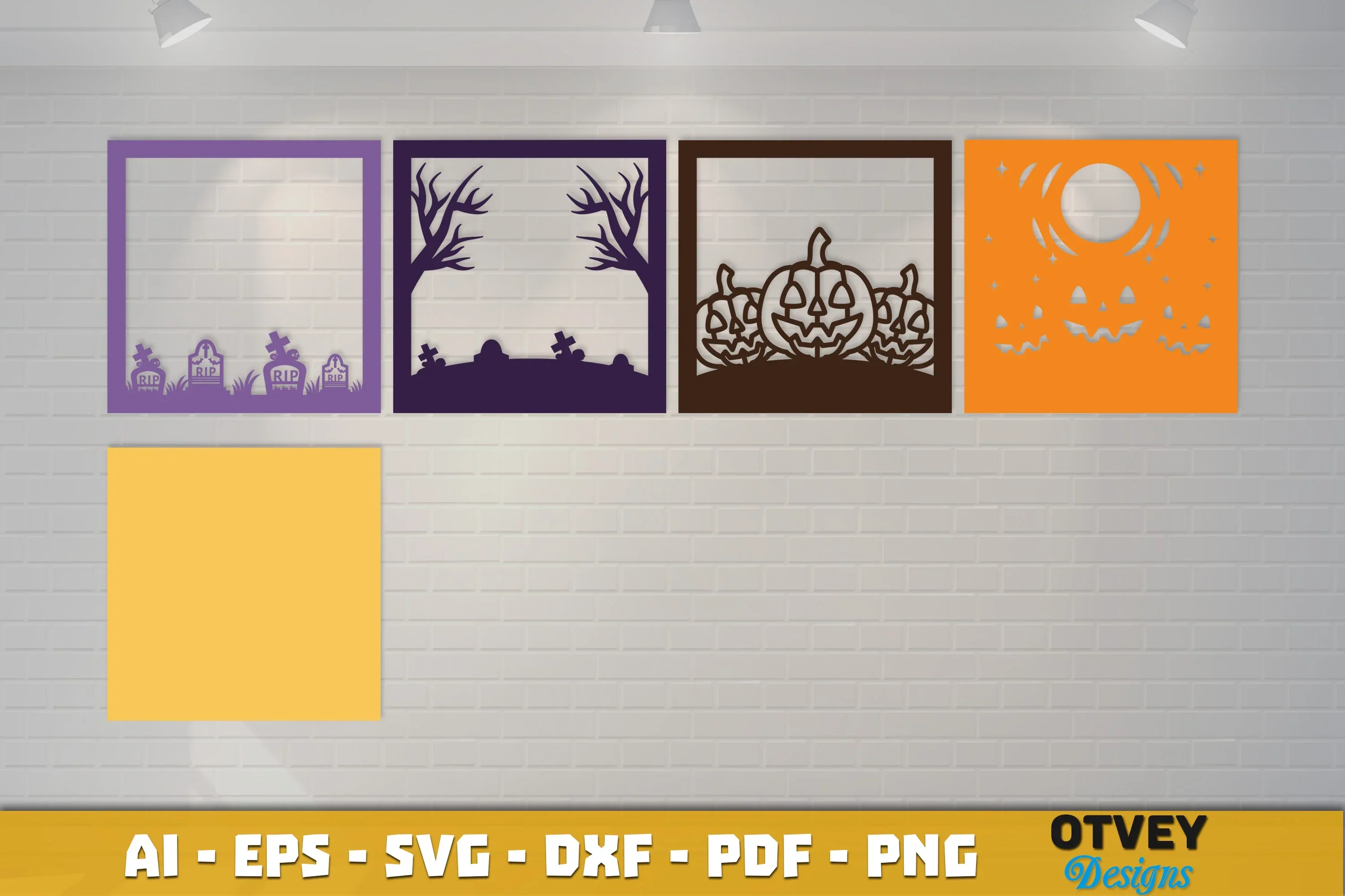 Halloween 3D Shadow Box SVG Bundle - Image 2