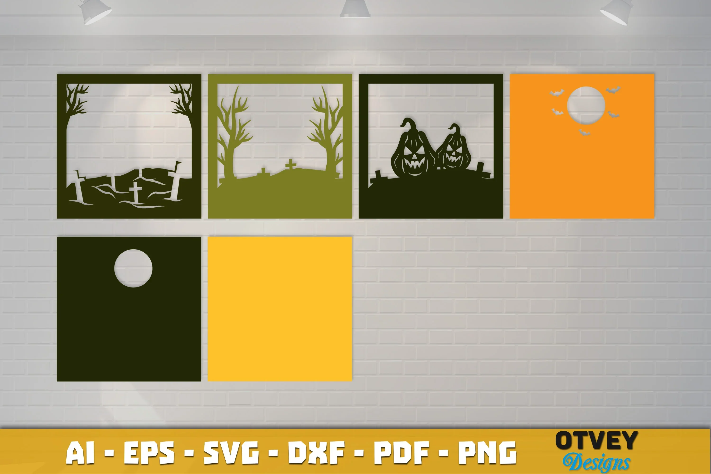 Halloween 3D Shadow Box SVG Bundle - Image 2
