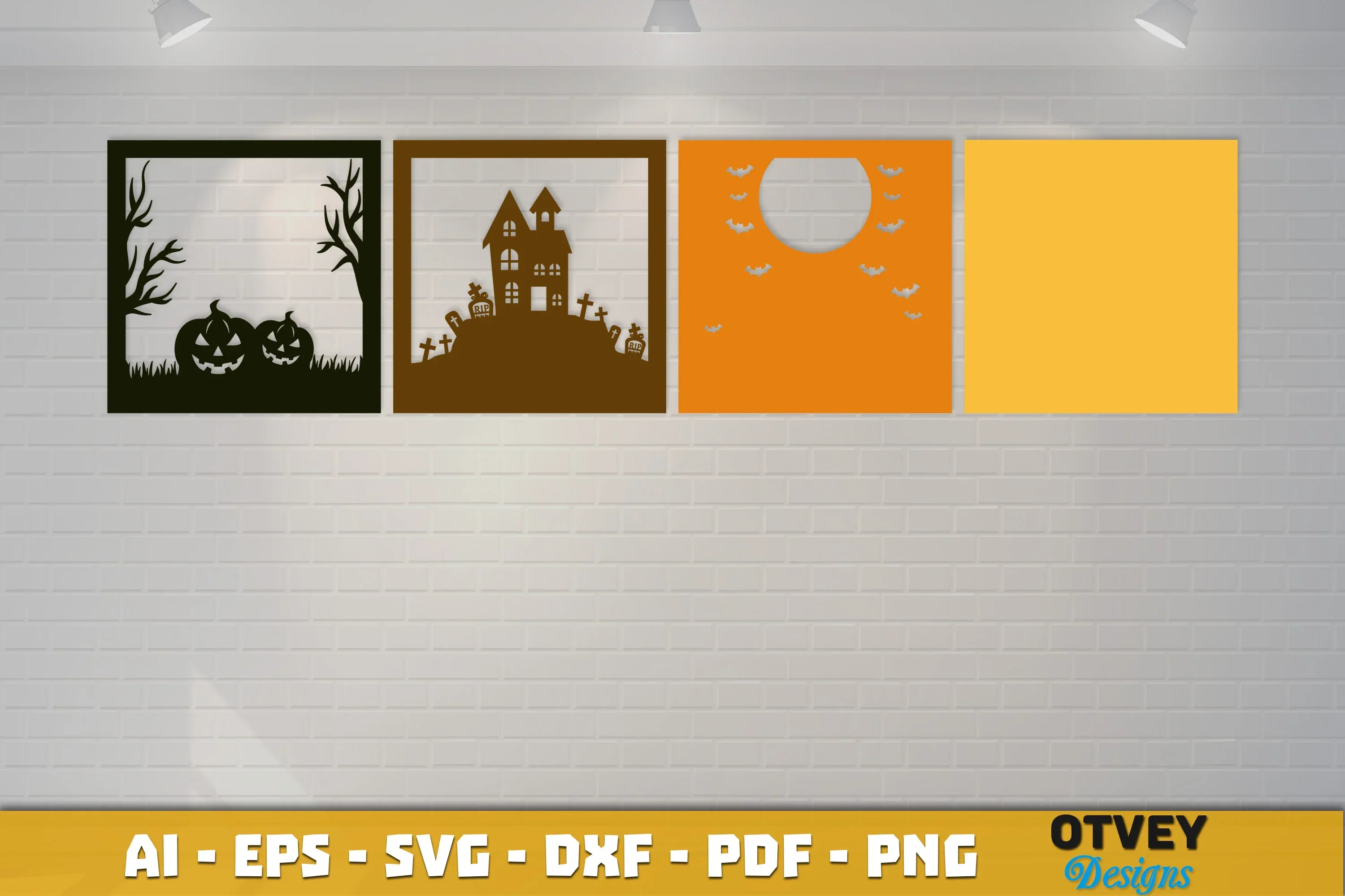 Halloween 3D Shadow Box SVG Bundle - Image 3