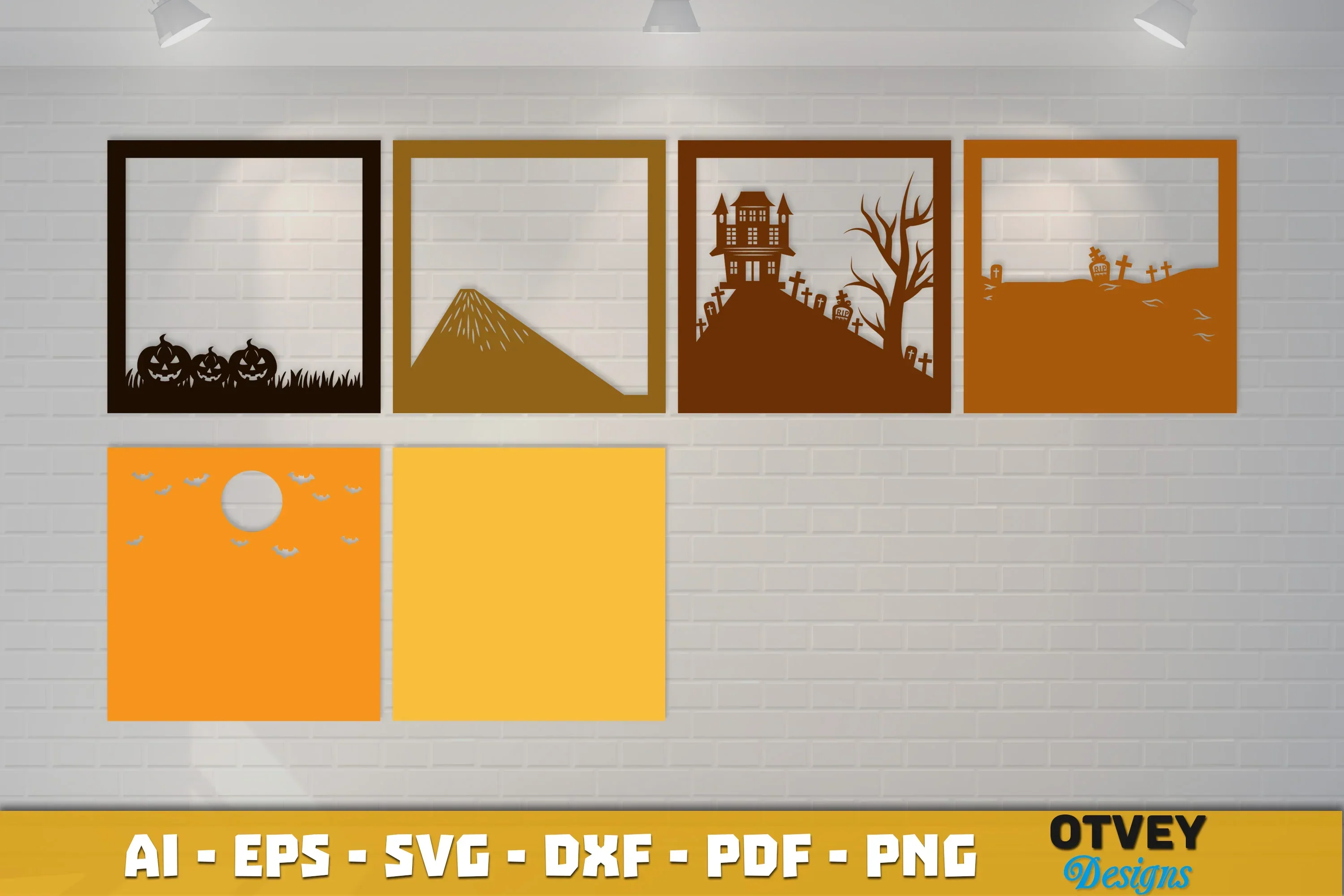 Halloween 3D Shadow Box SVG Bundle - Image 2