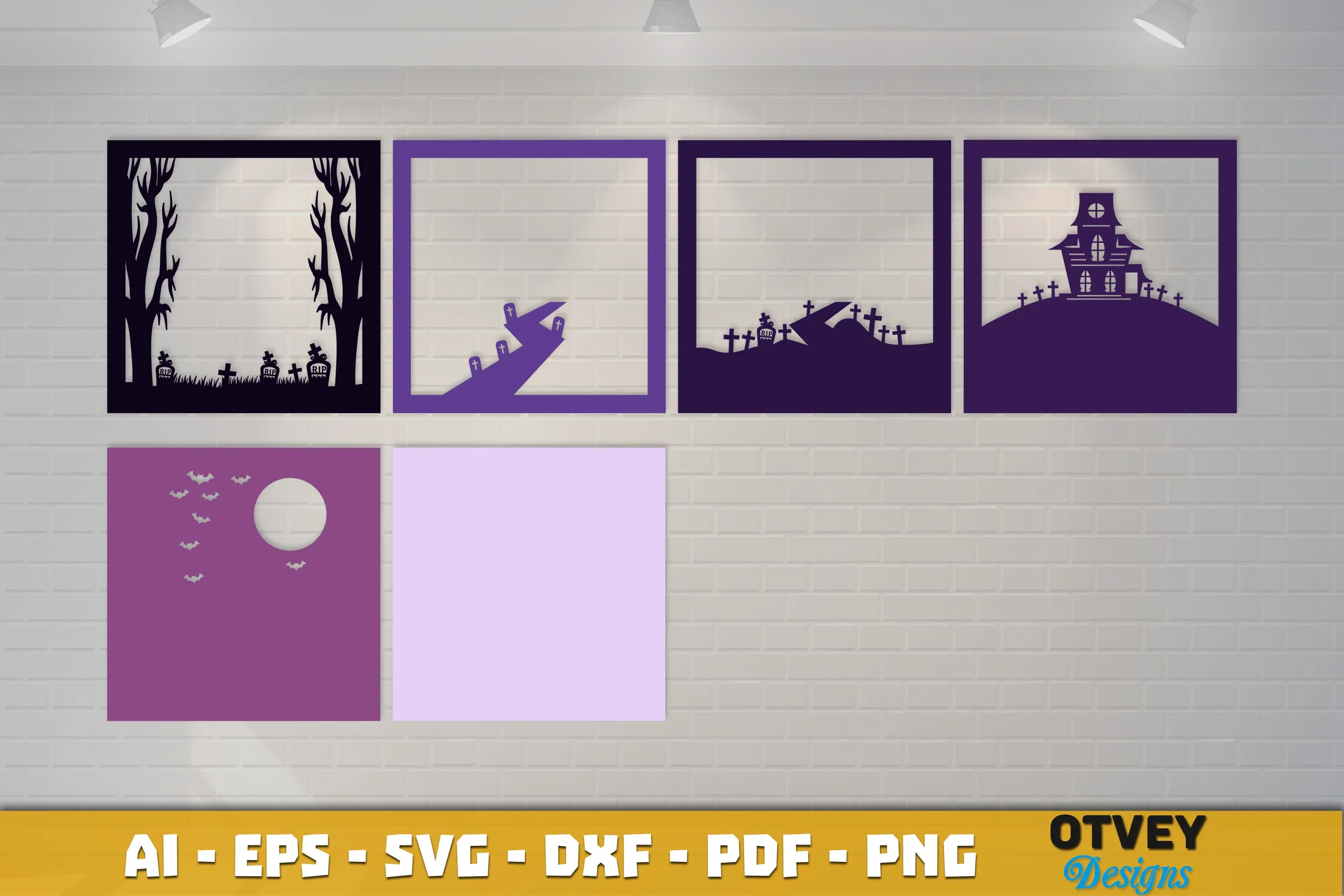 Halloween 3D Shadow Box SVG Bundle - Image 2