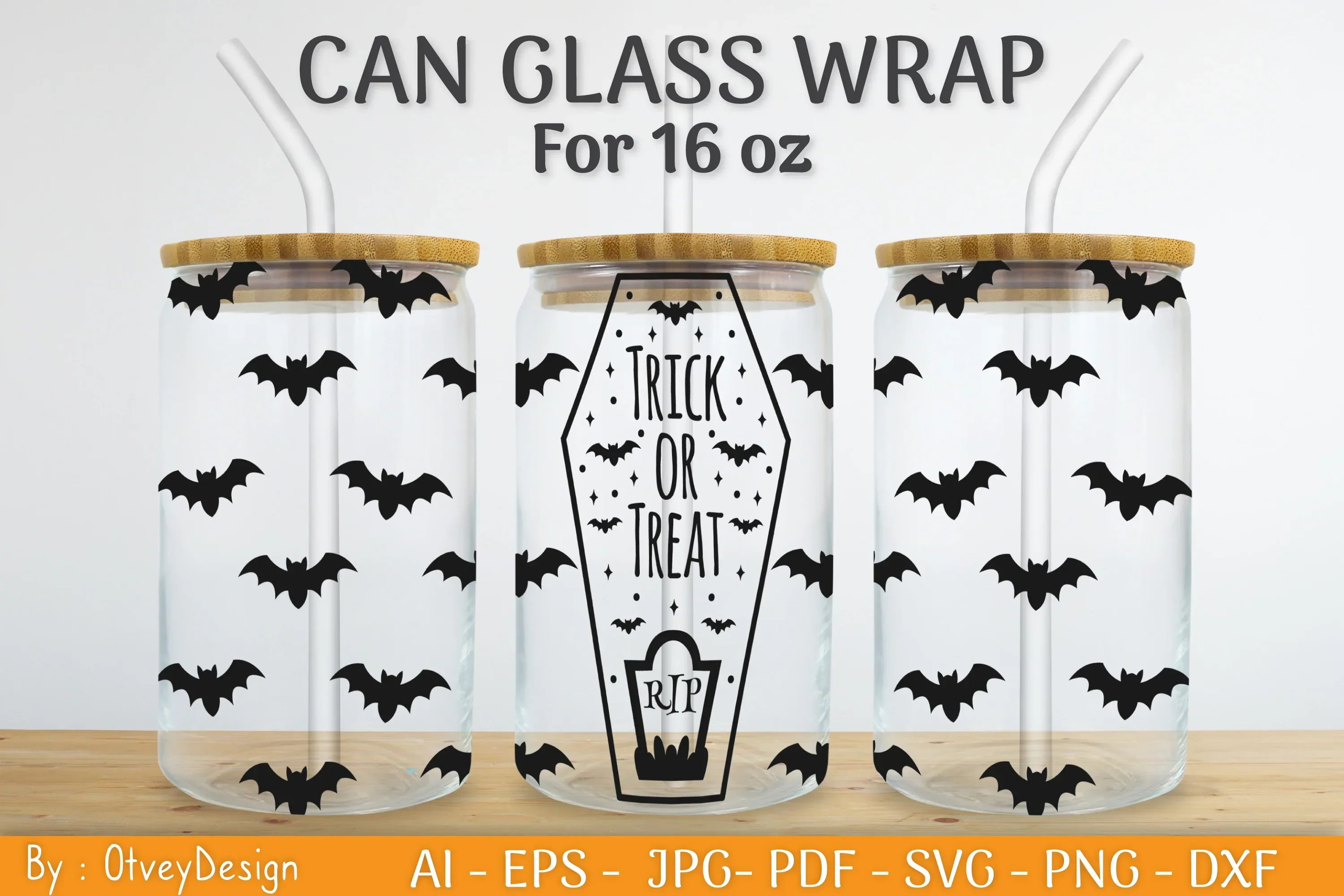 Halloween Beer Can Glass SVG Bundle - Image 2