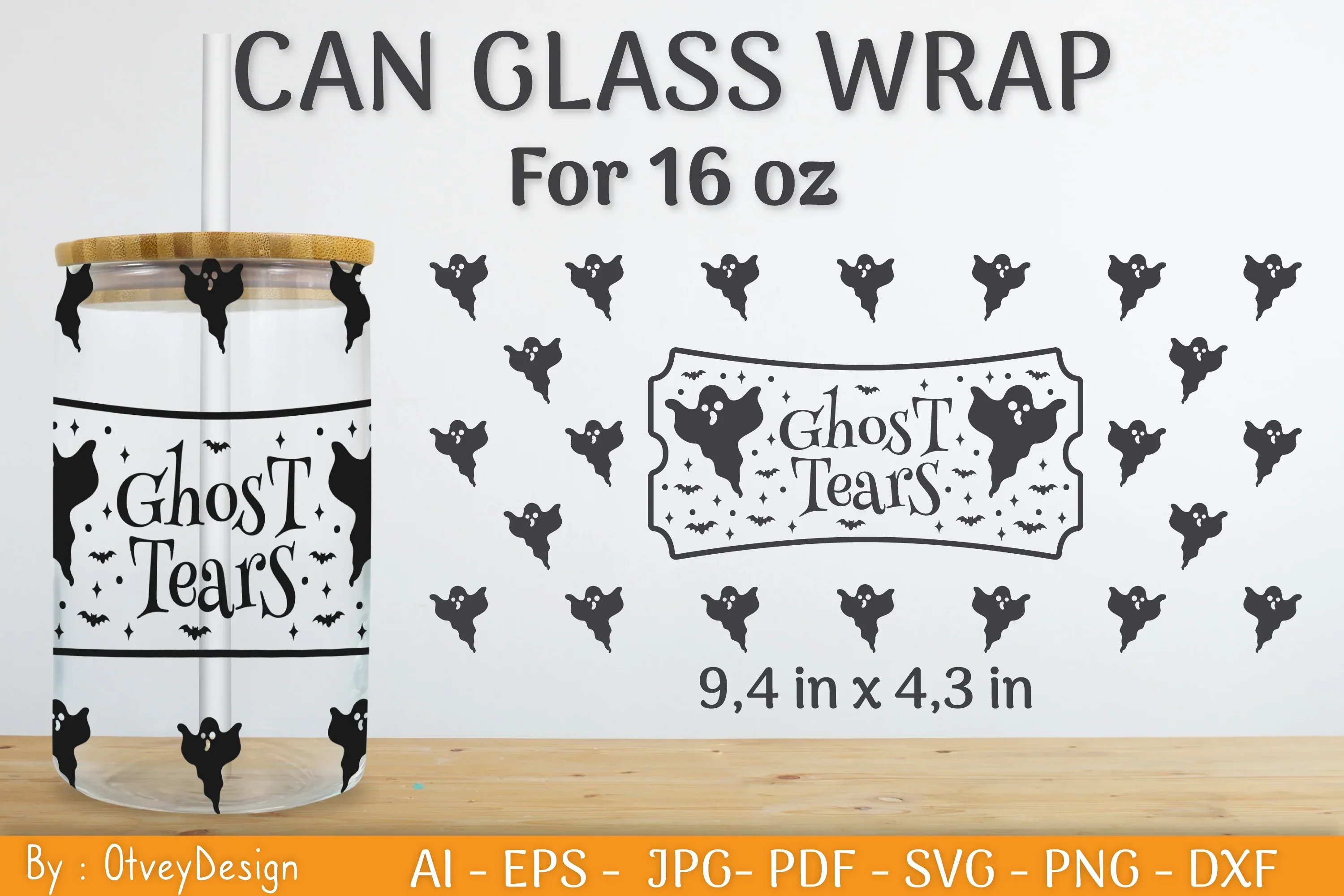 Halloween Beer Can Glass SVG Bundle