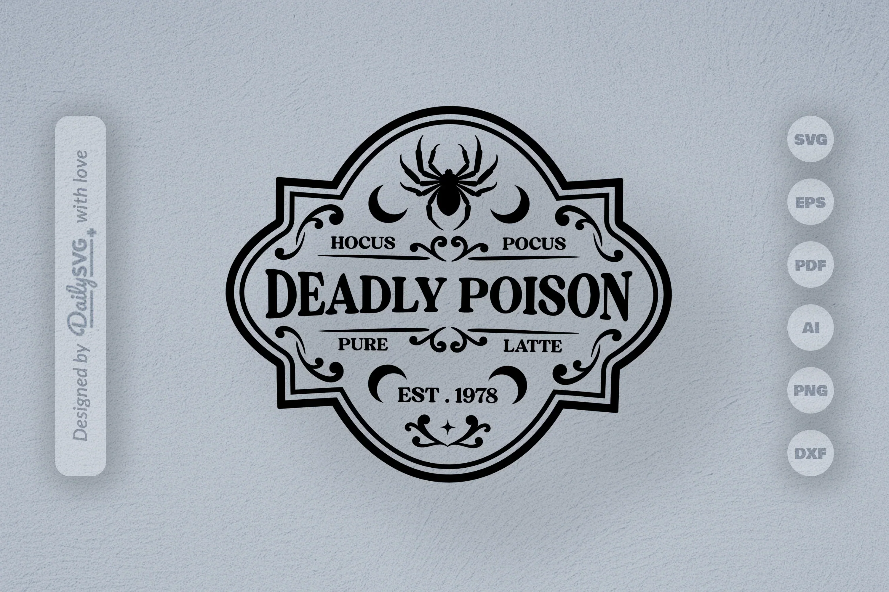 Halloween Bottle Label SVG Bundle