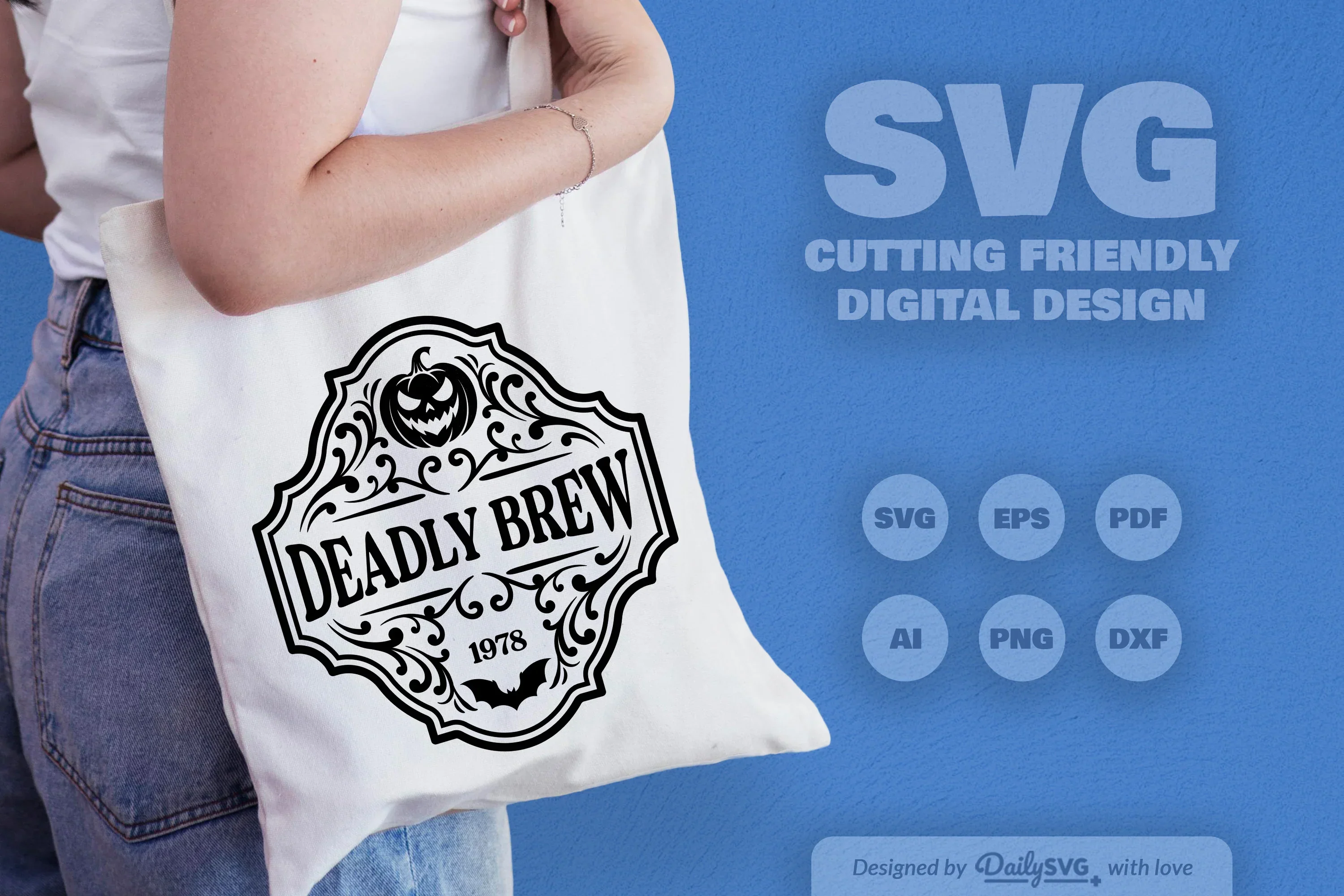 Halloween Bottle Label SVG Bundle - Image 5