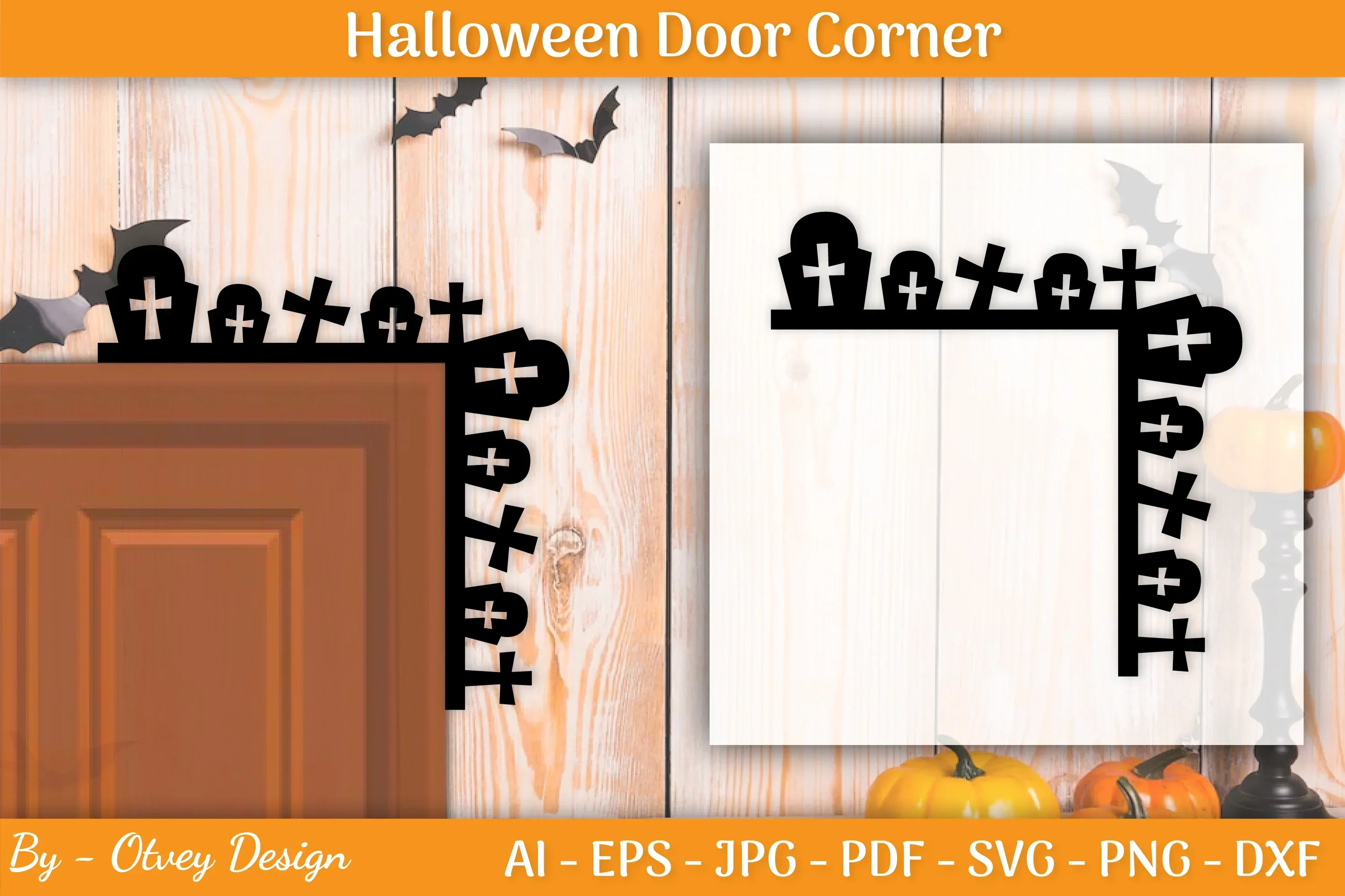 Halloween Door Corner SVG Bundle