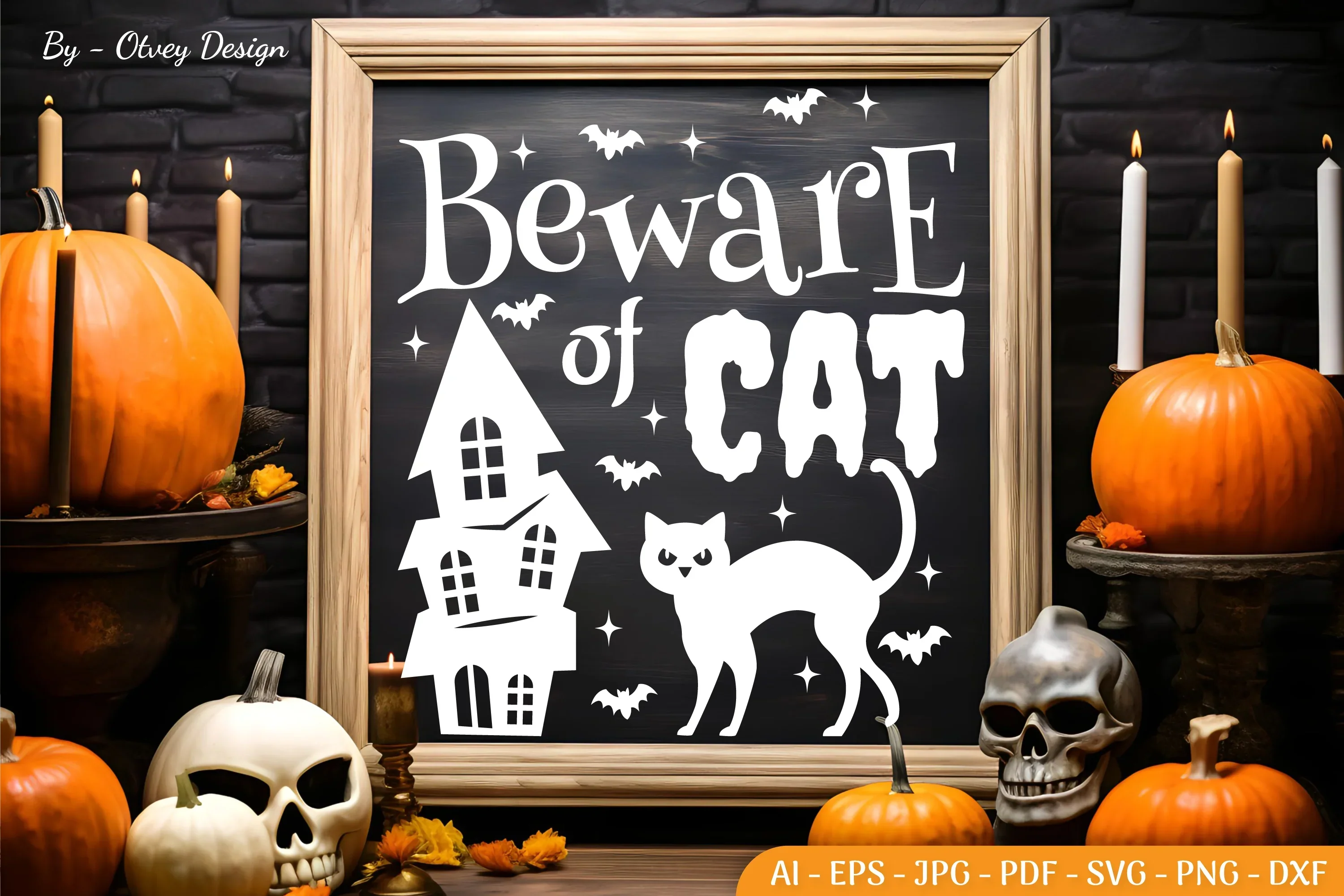 Halloween Farmhouse Sign SVG Bundle