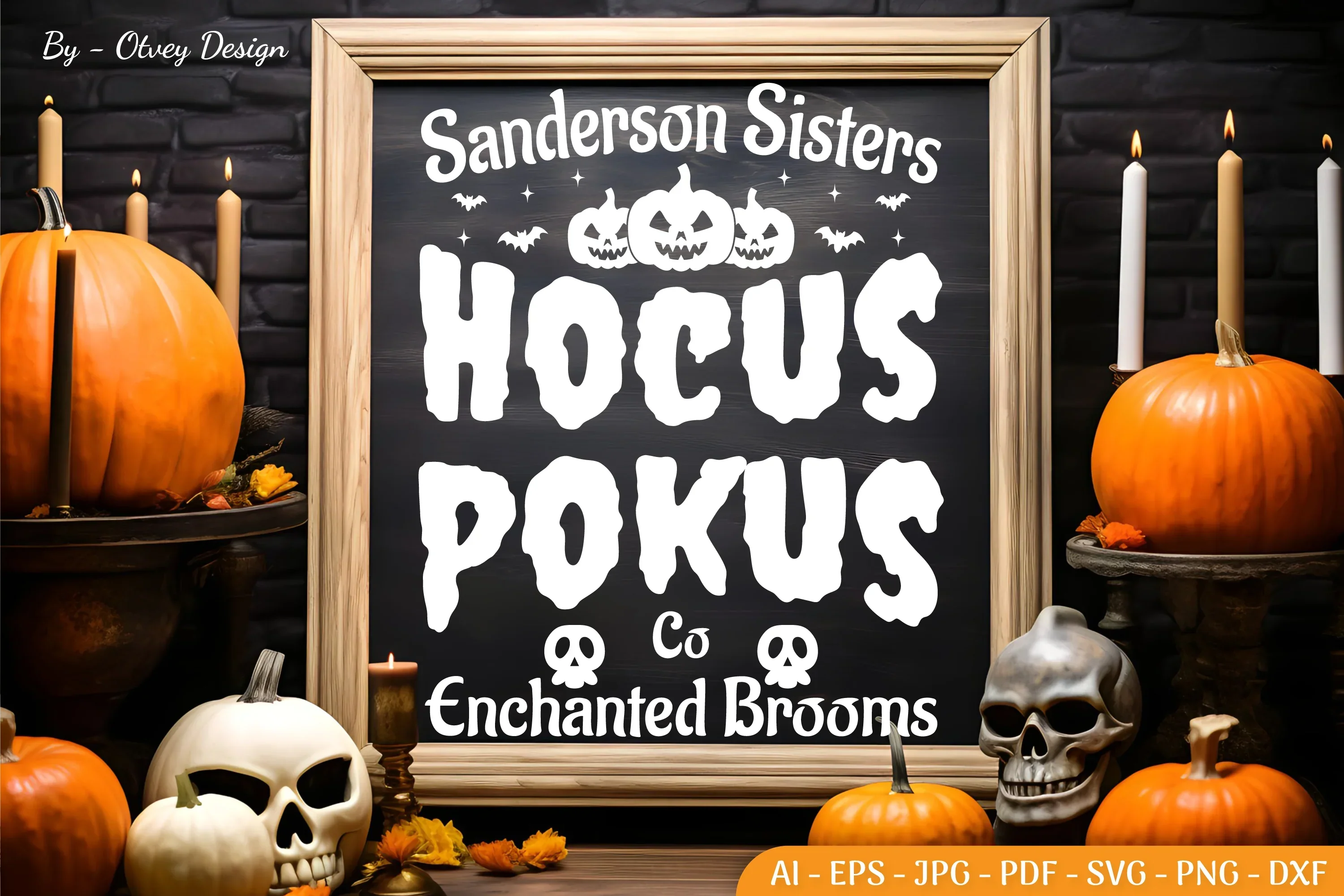 Halloween Farmhouse Sign SVG Bundle