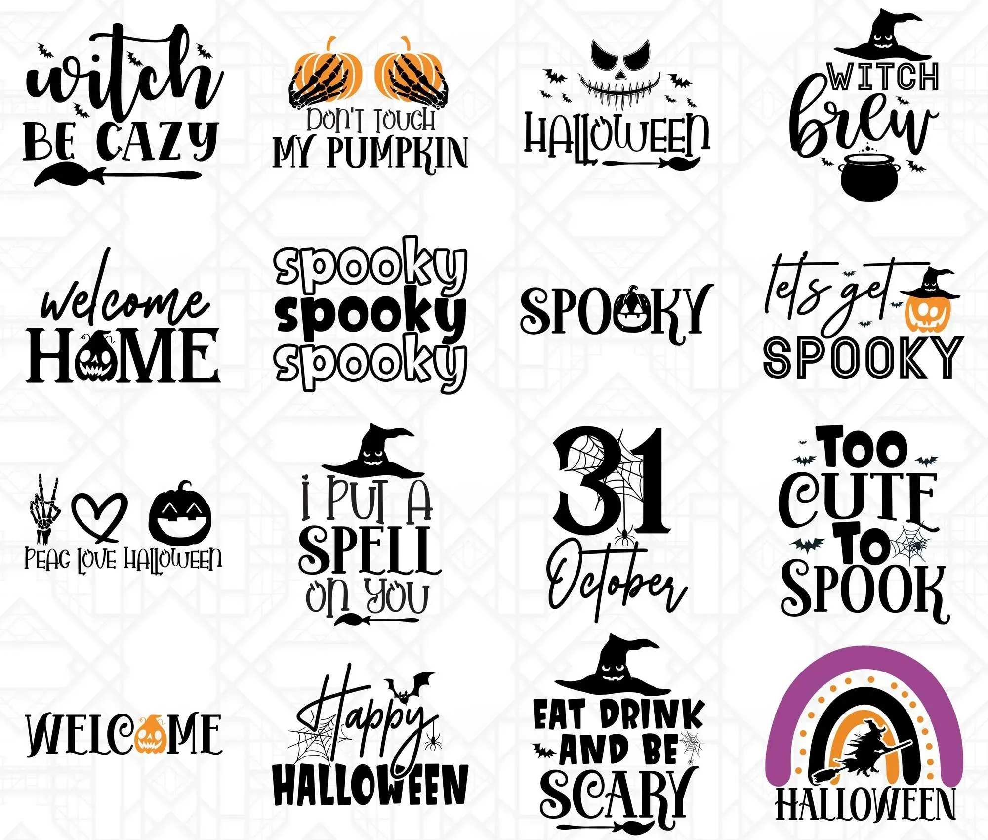 Halloween Gnome Pumpkin SVG - Image 2