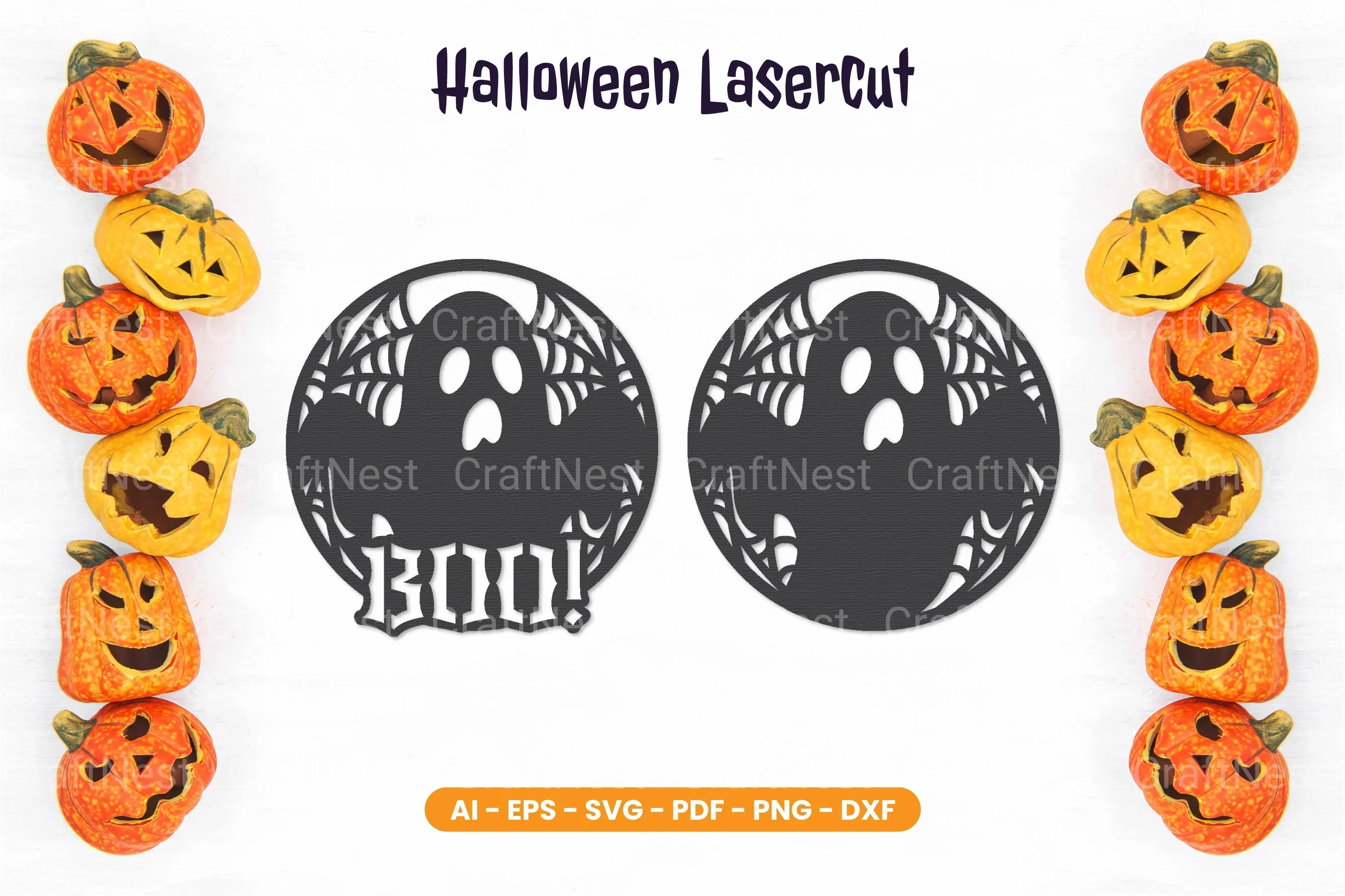 Halloween Lasercut SVG Bundle