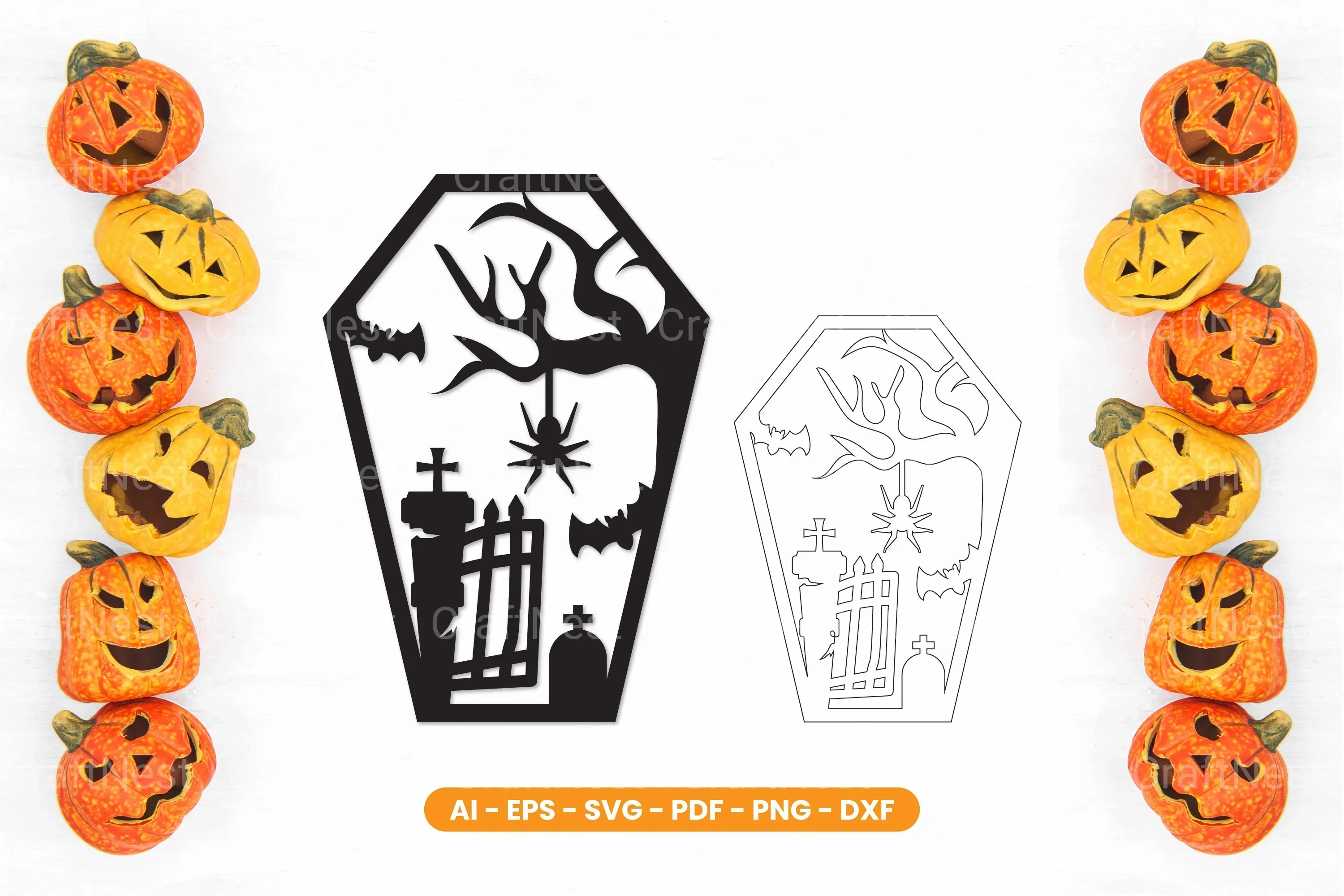 Halloween Lasercut SVG Bundle