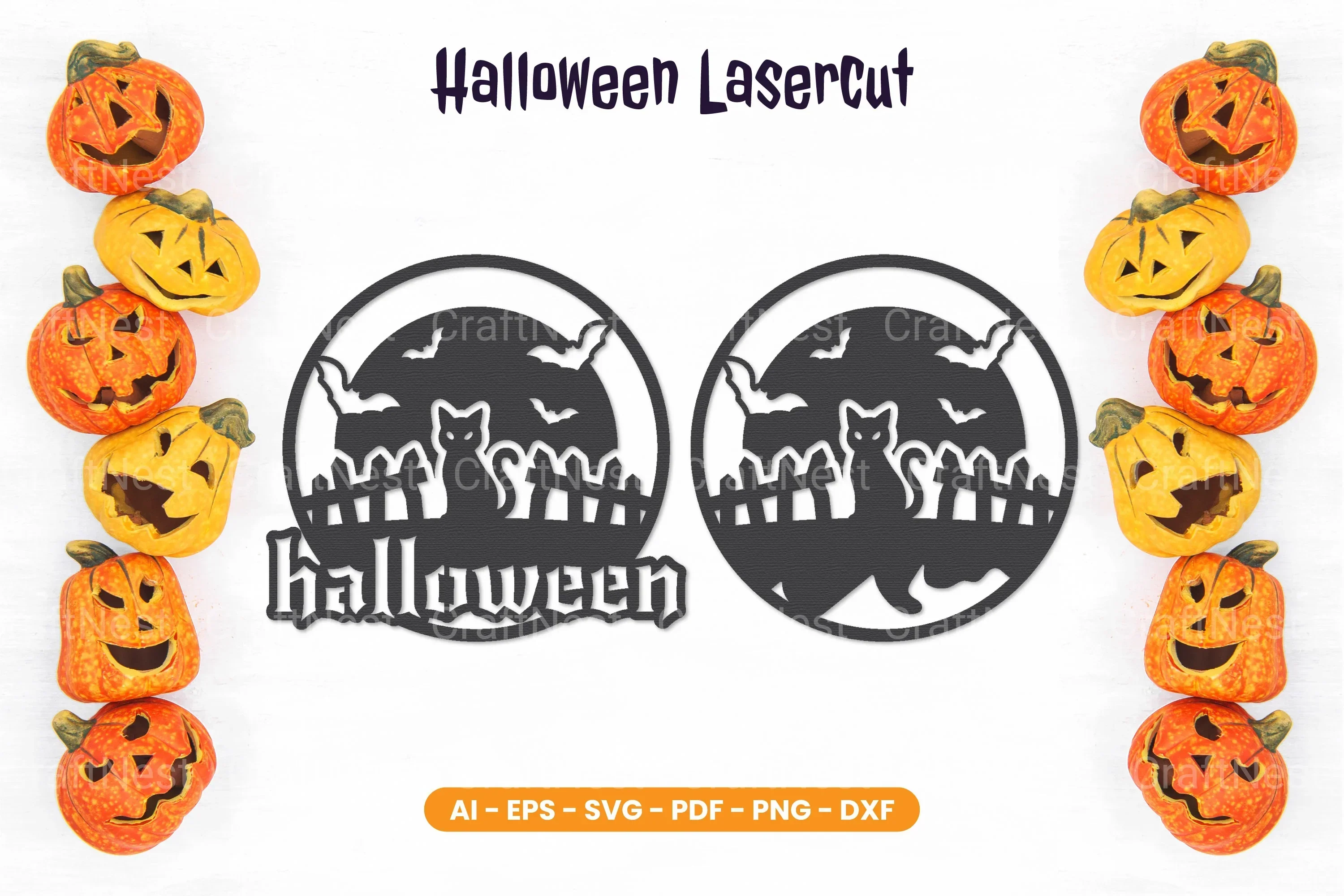 Halloween Lasercut SVG Bundle