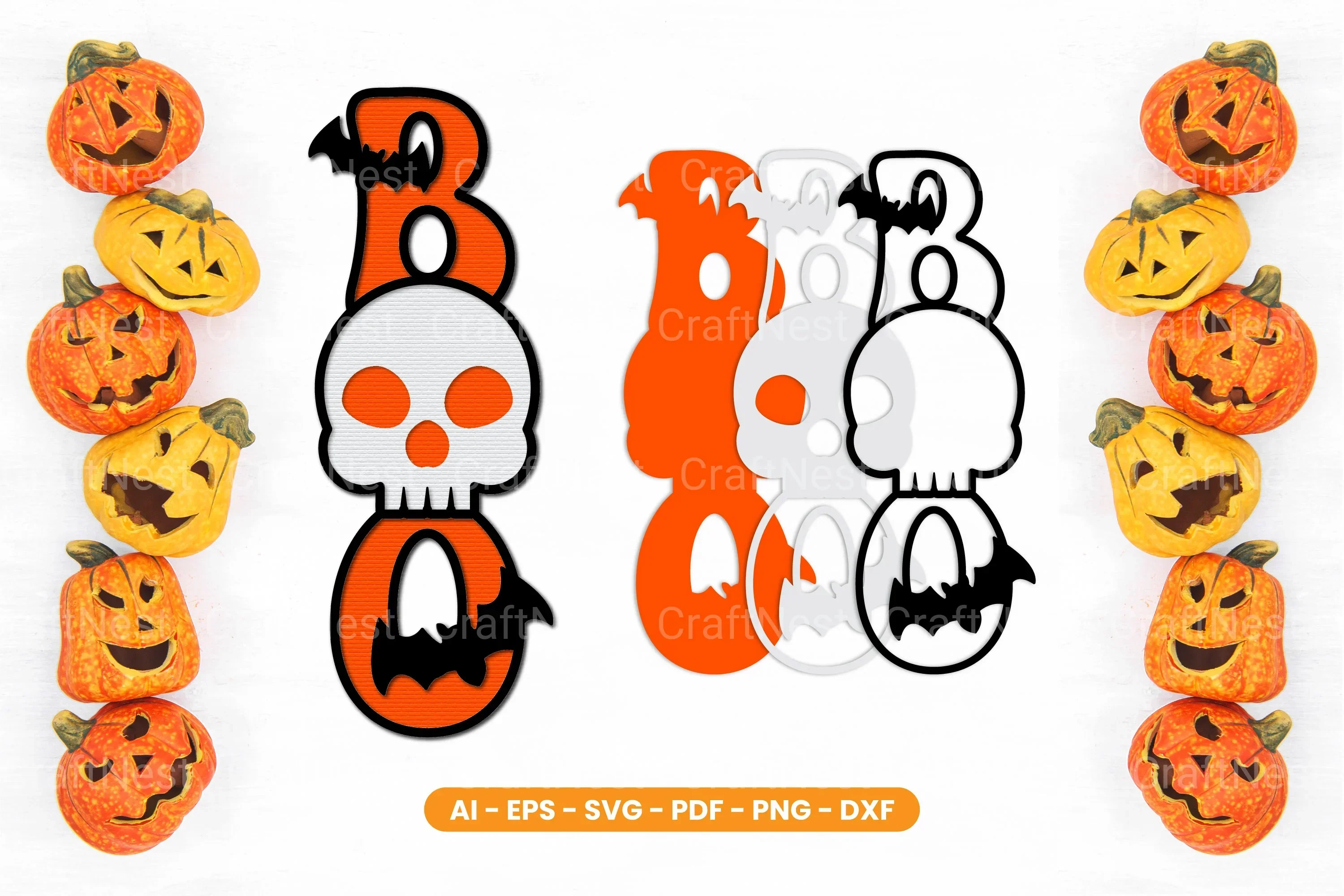 Halloween Lasercut SVG Bundle