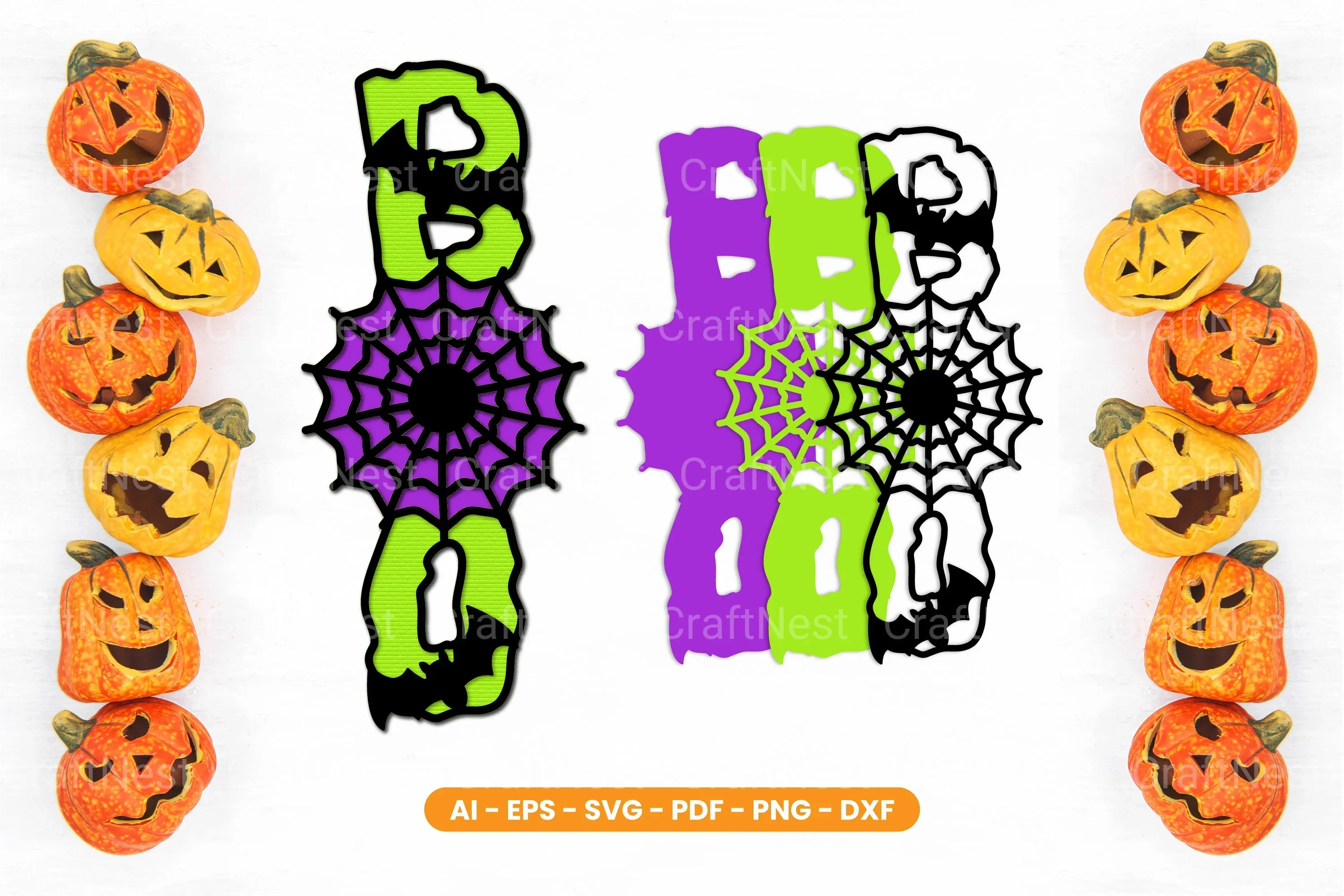 Halloween Lasercut SVG Bundle