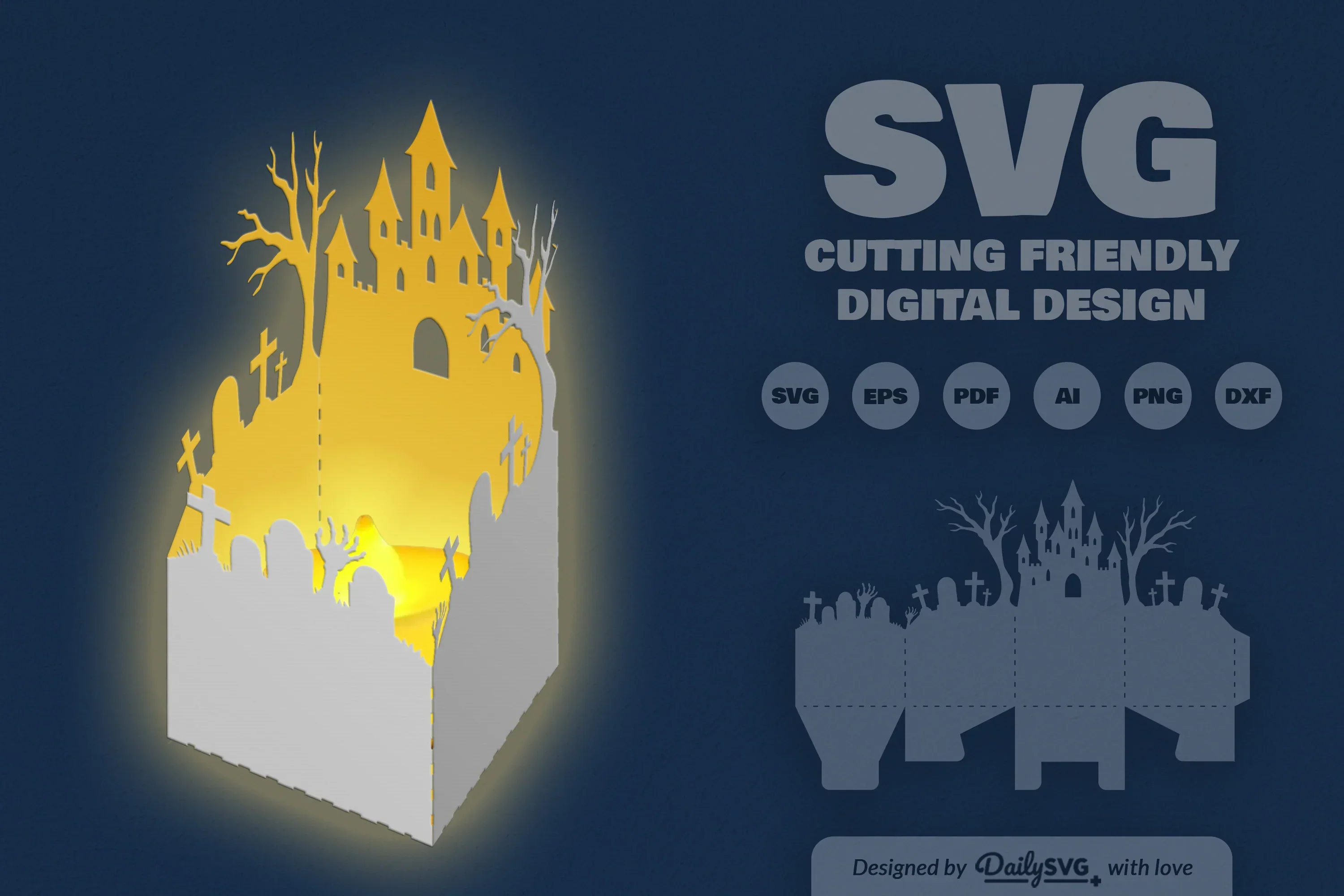 Halloween Papercut SVG Bundle - Image 2