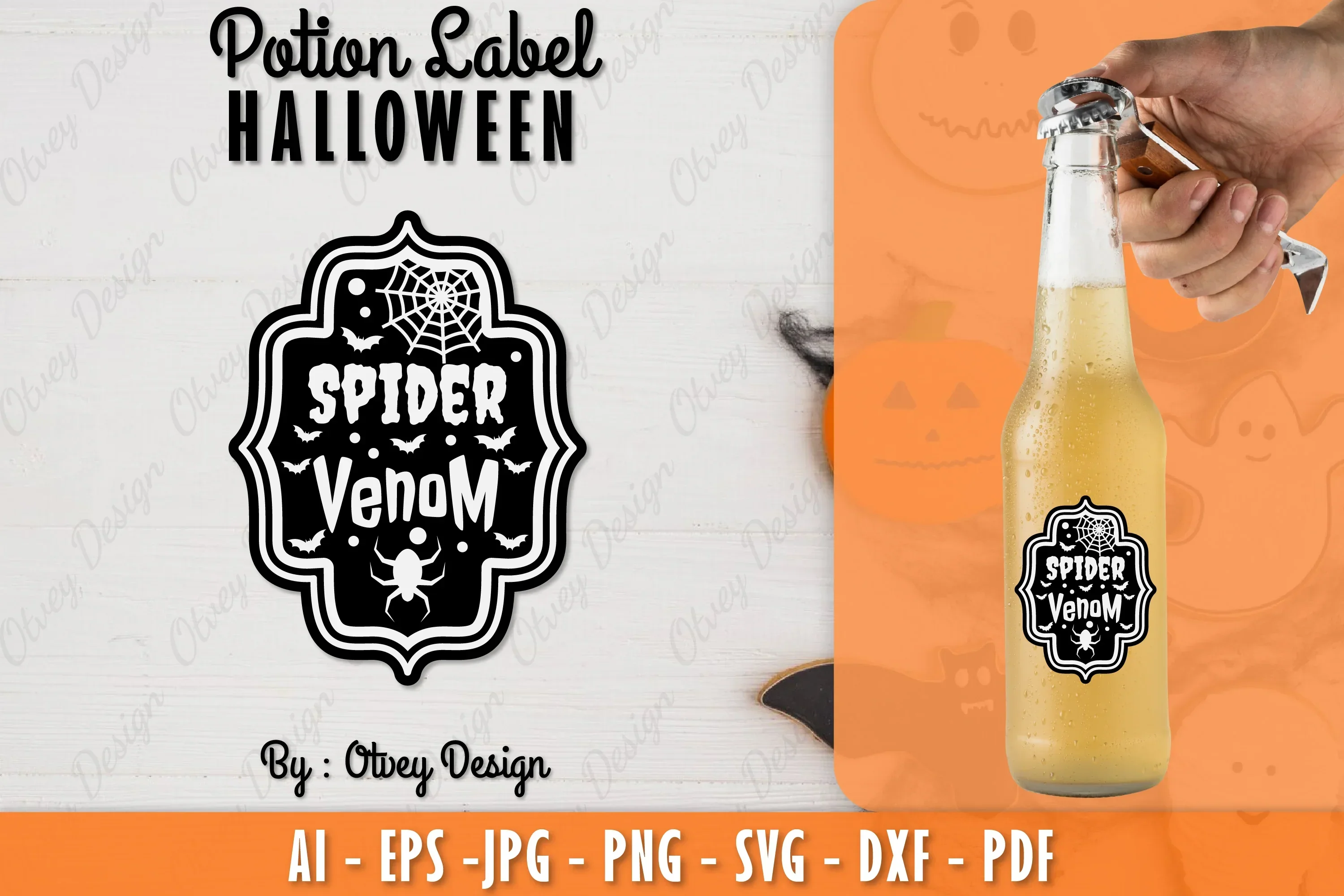 Halloween Potion Label SVG Bundle
