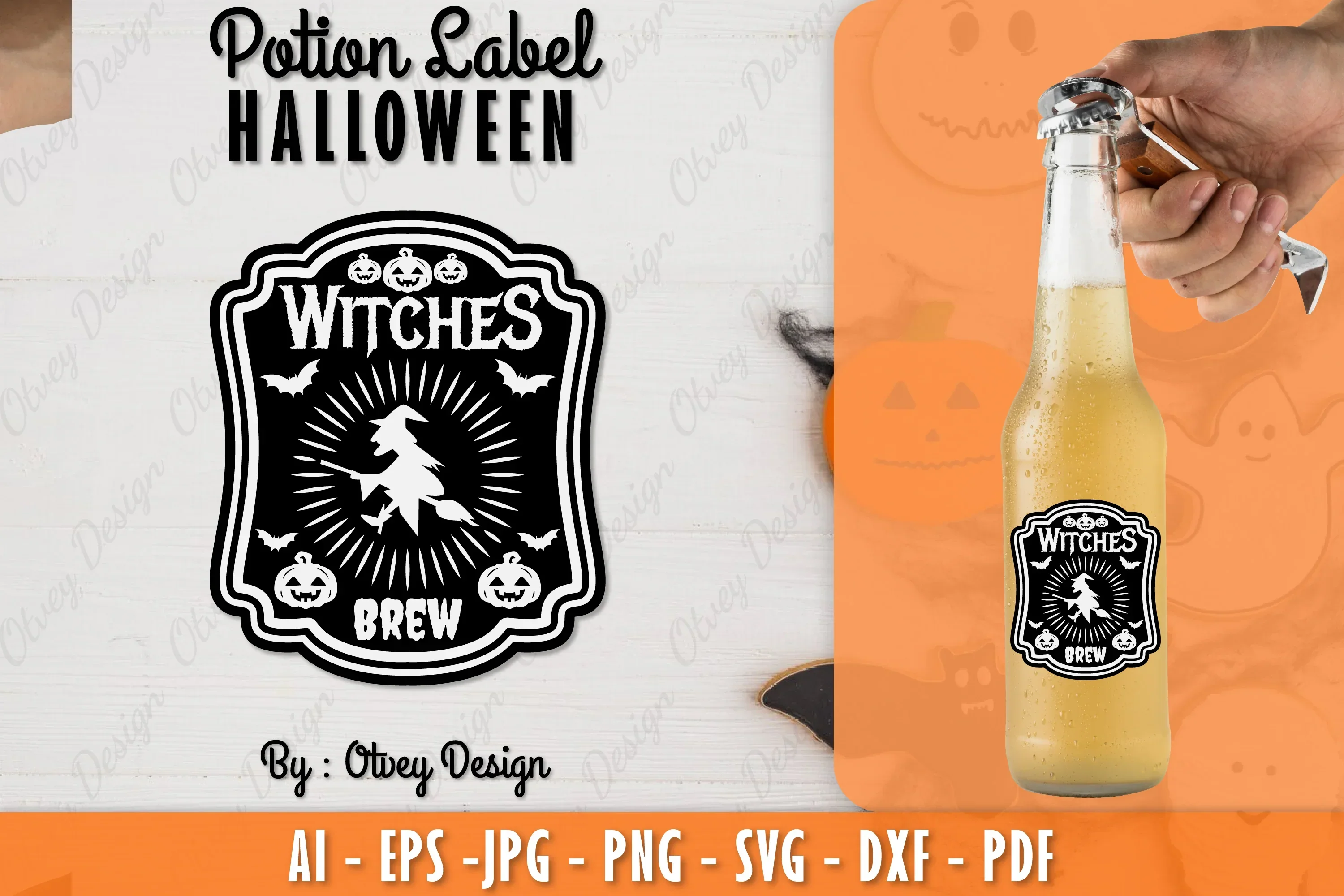 Halloween Potion Label SVG Bundle