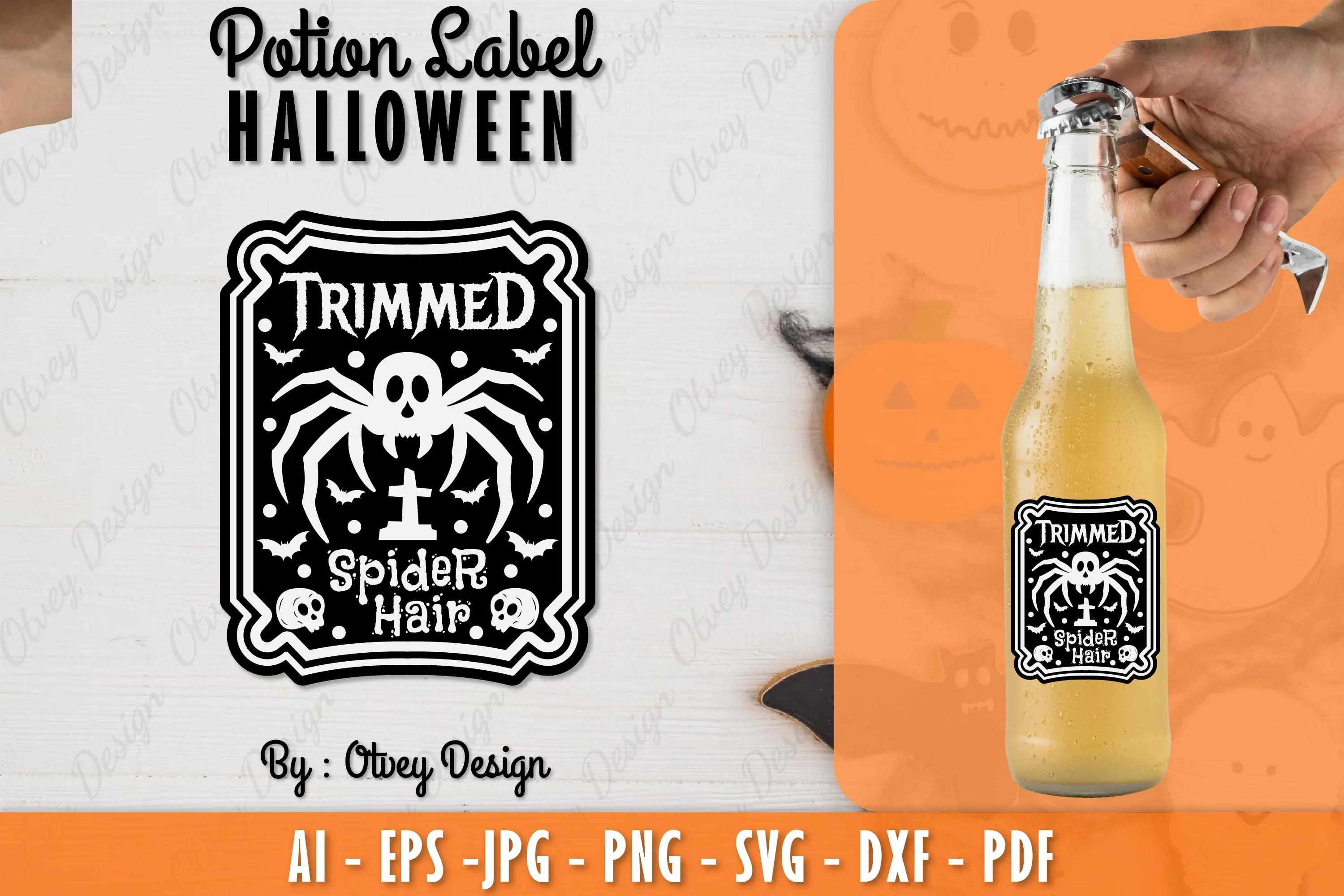 Halloween Potion Label SVG Bundle