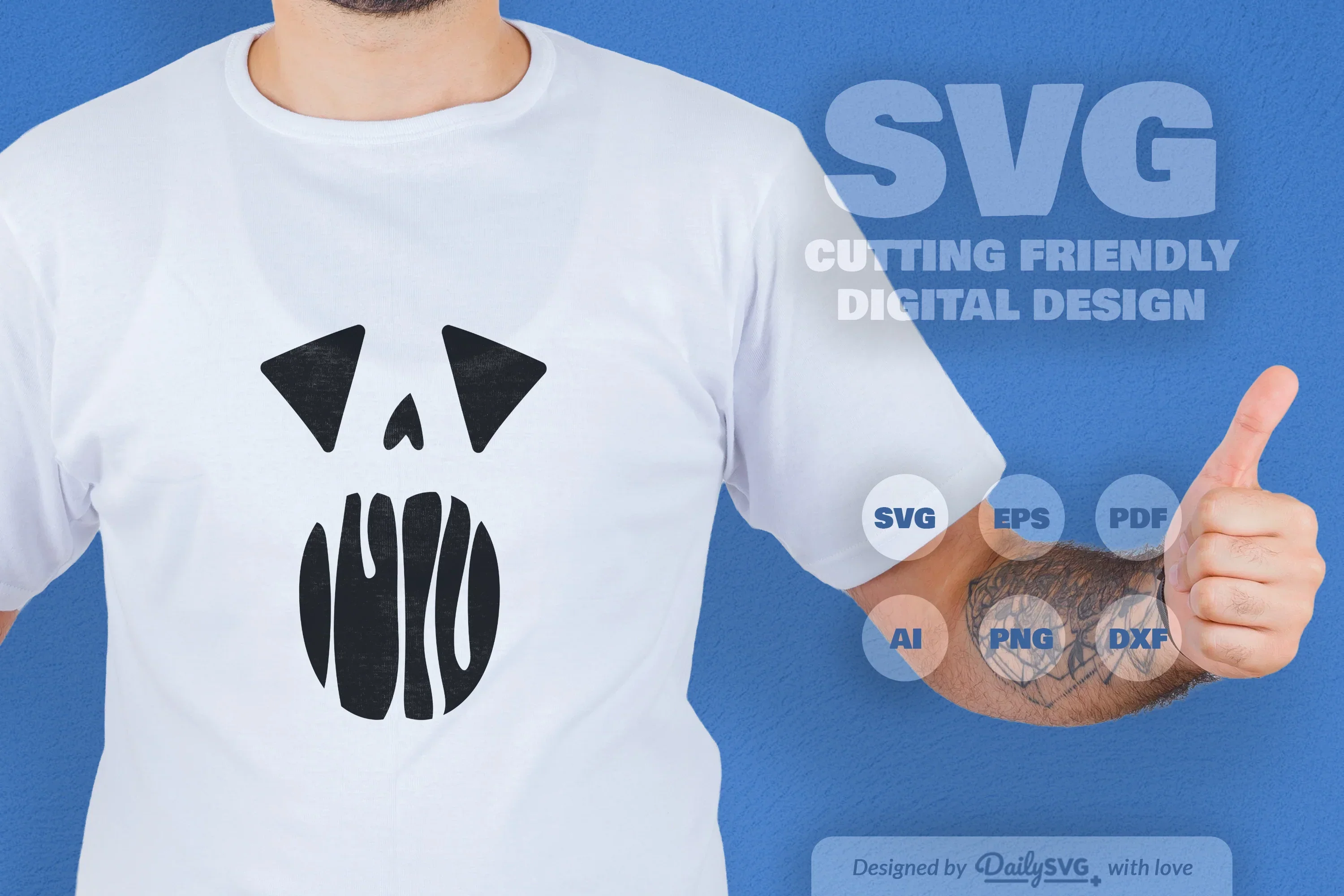 Halloween Pumpkin Face SVG Bundle - Image 3