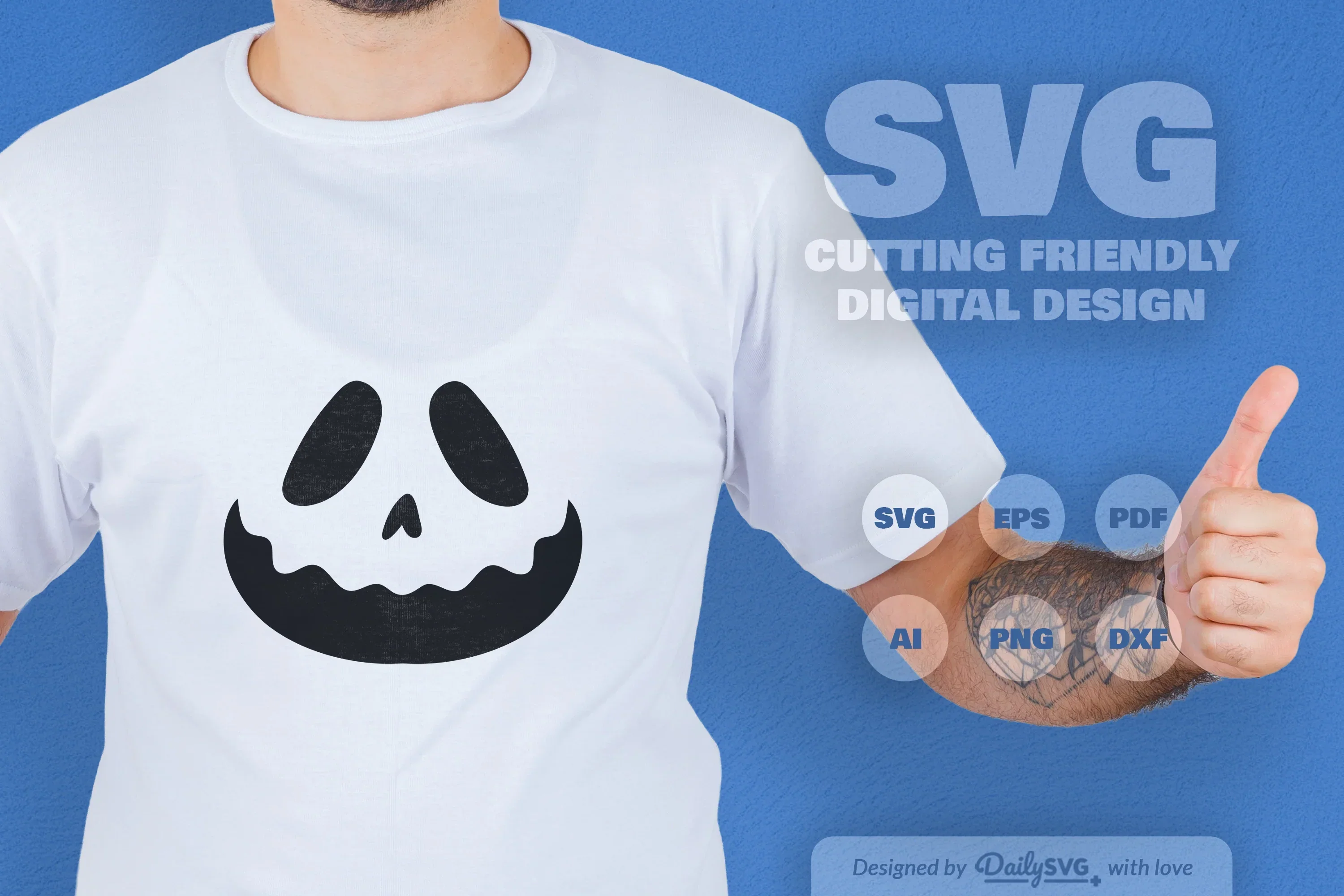 Halloween Pumpkin Face SVG Bundle - Image 3