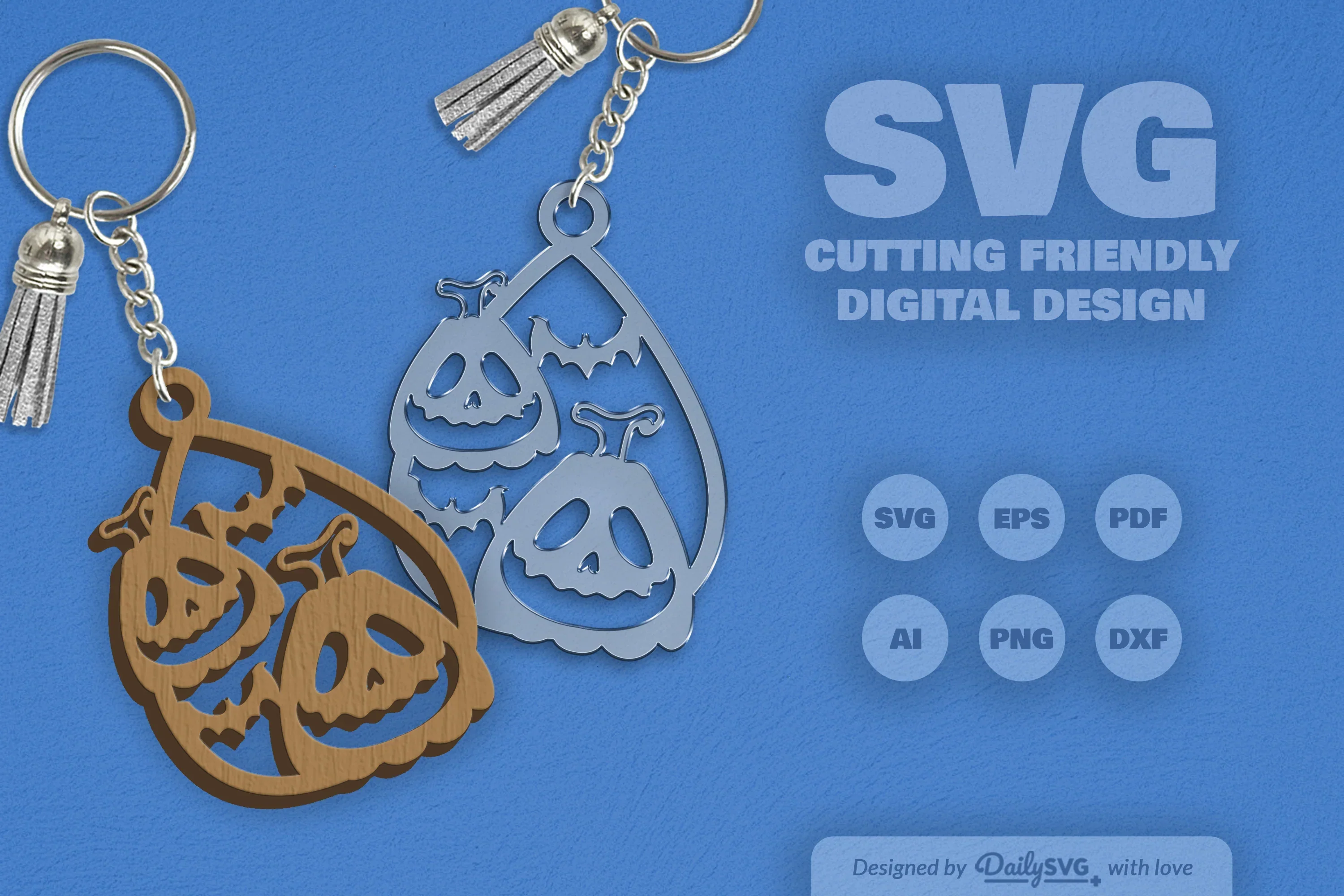 Halloween Pumpkin Tear Drop SVG Bundle - Image 2