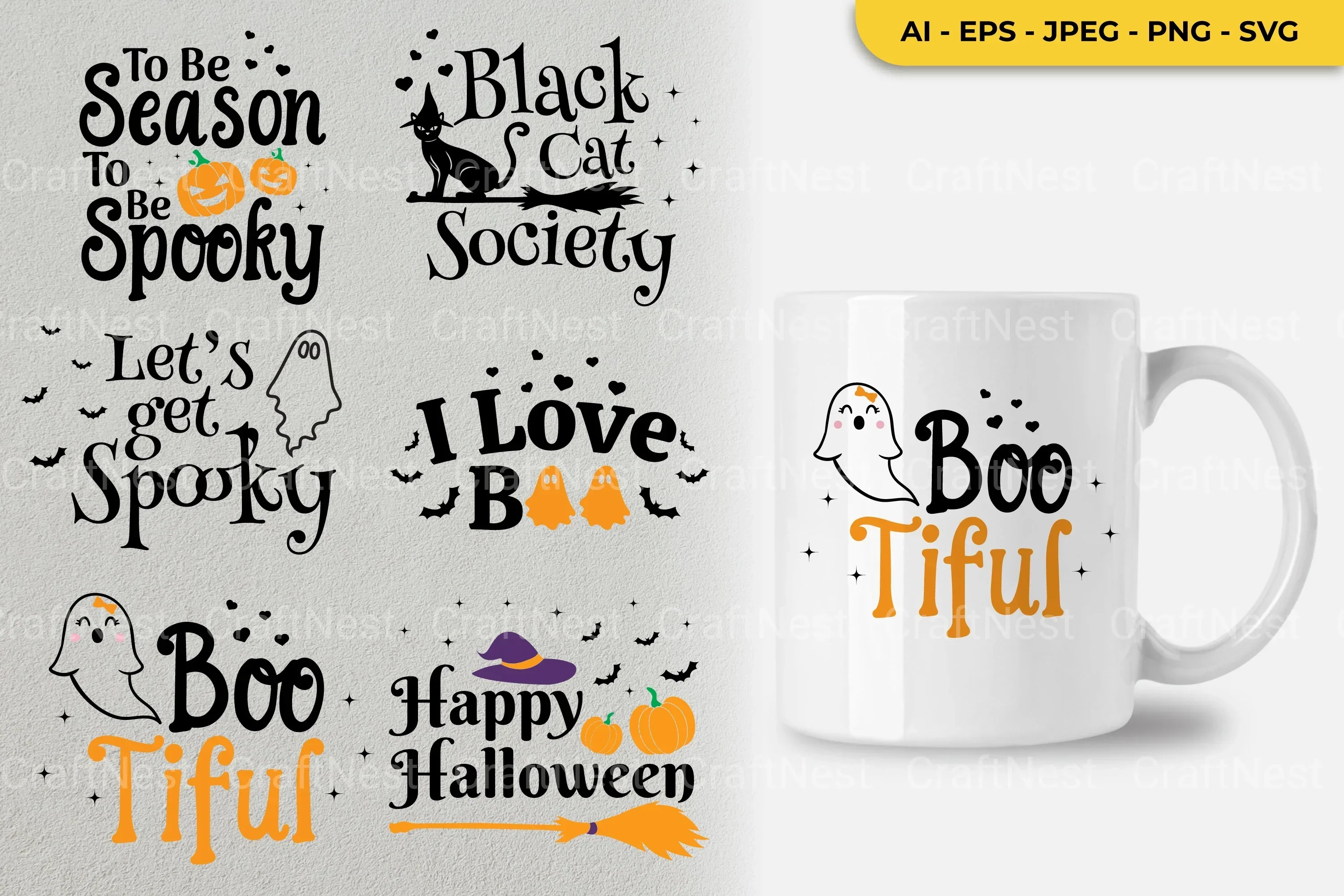 Halloween Quotes SVG Bundle