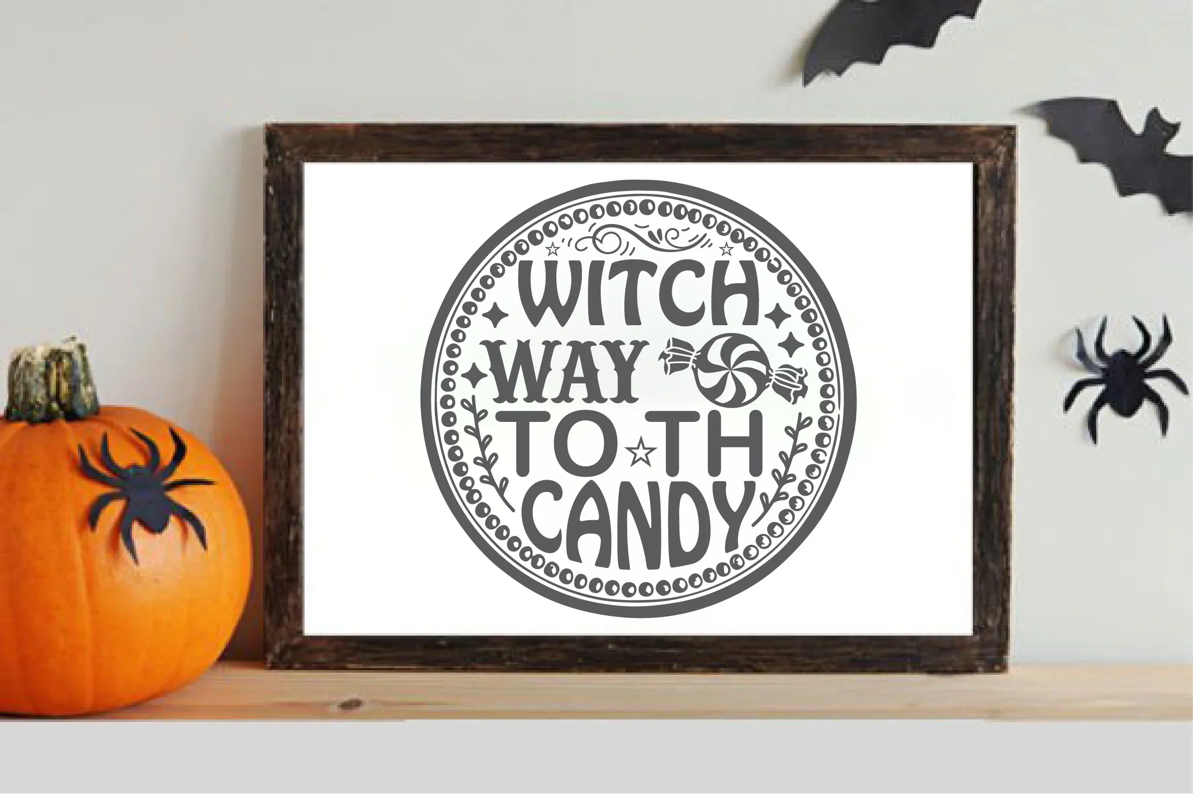 Halloween Round Sign SVG Bundle - Image 14
