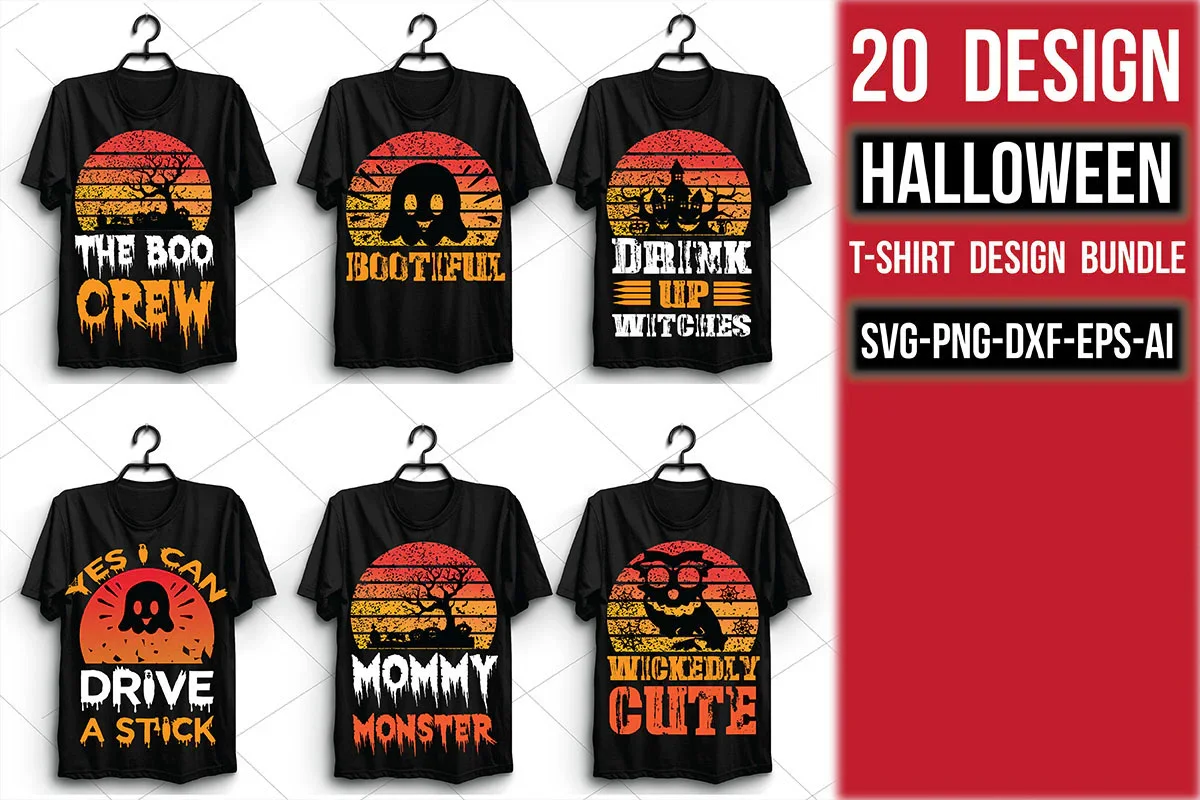 Halloween T Shirt Bundle
