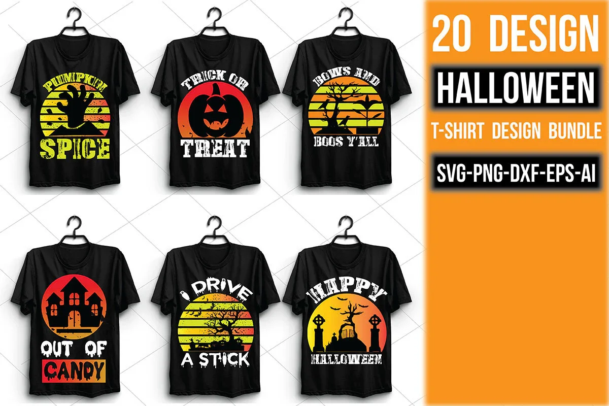 Halloween T Shirt Bundle
