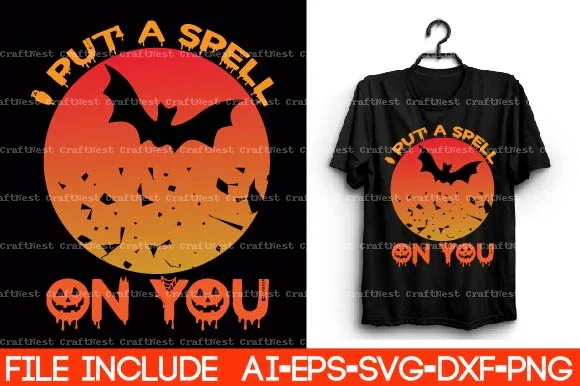 Halloween T-Shirt SVG Bundle - Image 5