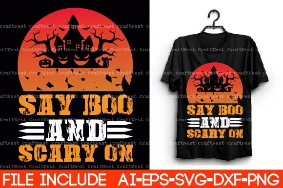 Halloween T-Shirt SVG Bundle - Image 7