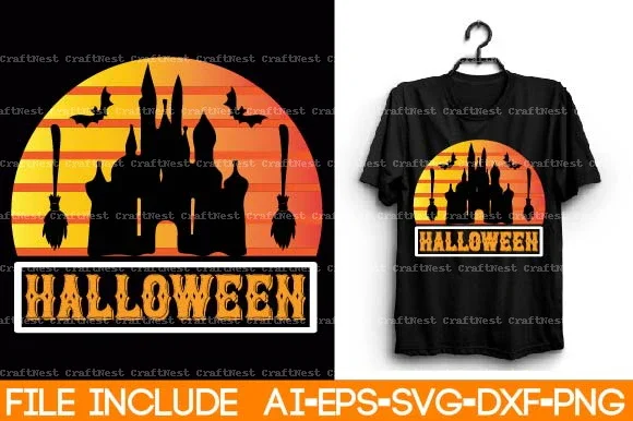 Halloween T-Shirt SVG Bundle - Image 8
