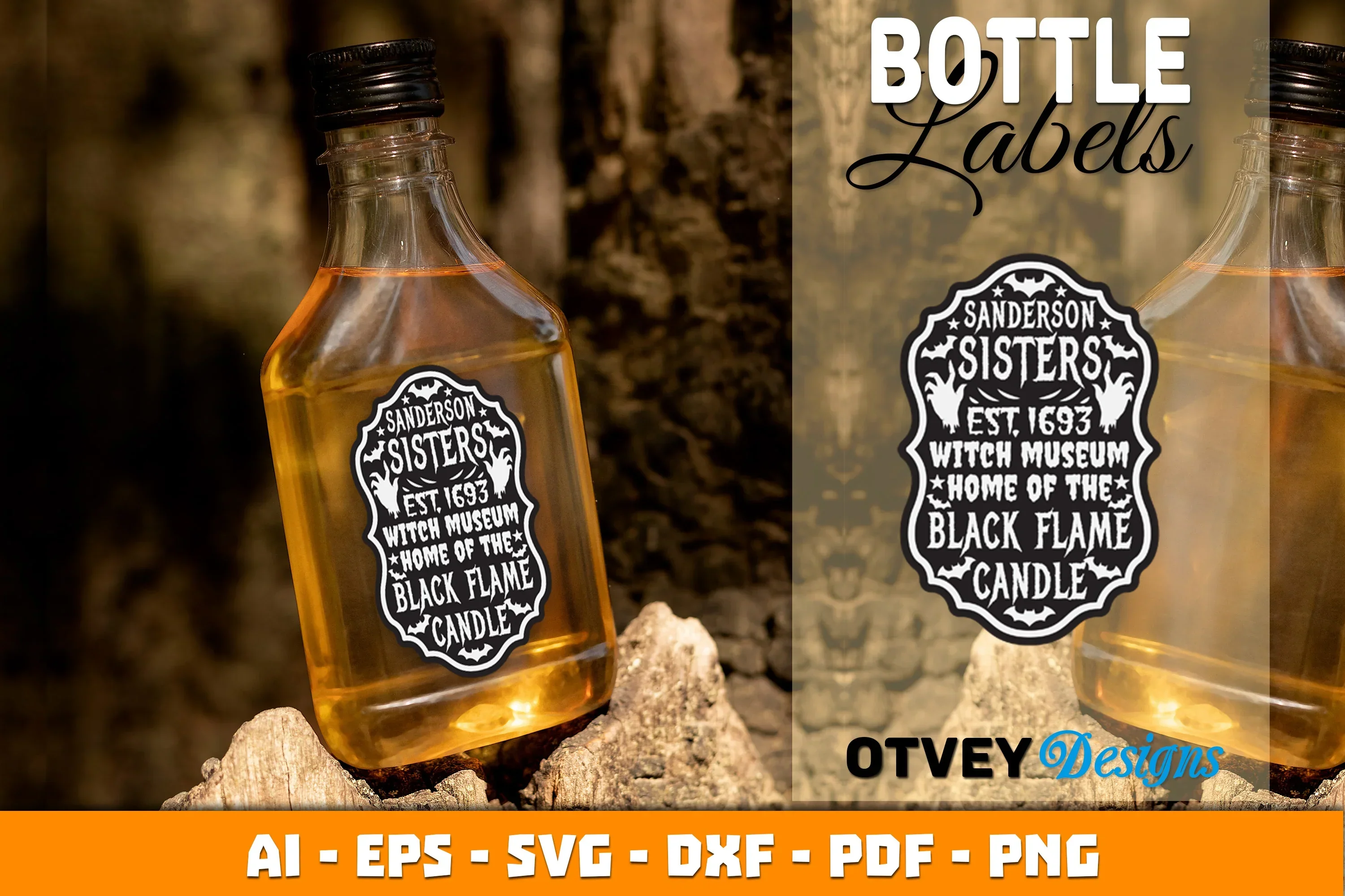 Halloween Witch Potion Bottle Labels SVG Bundle - Image 3