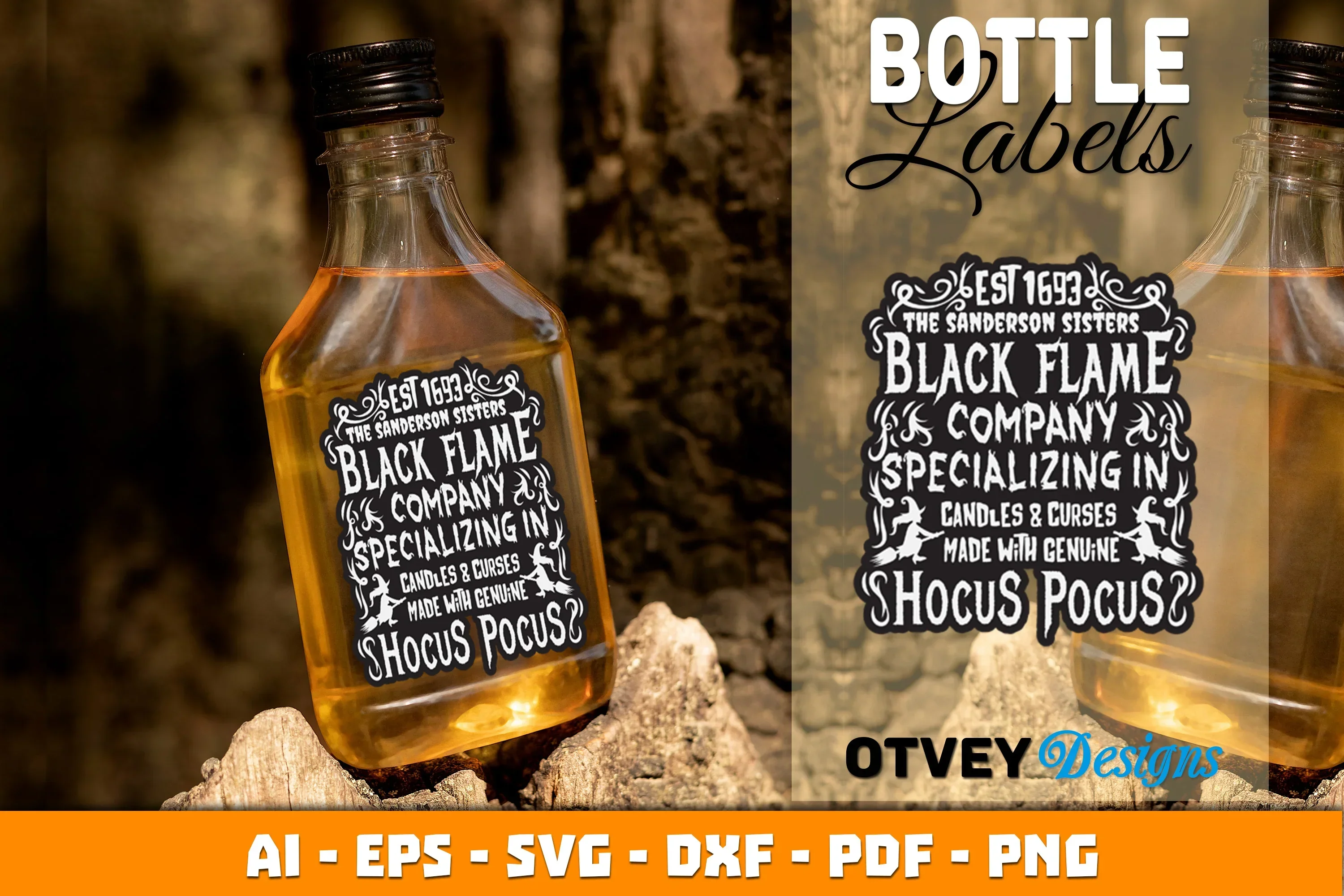 Halloween Witch Potion Label SVG Bundle - Image 3