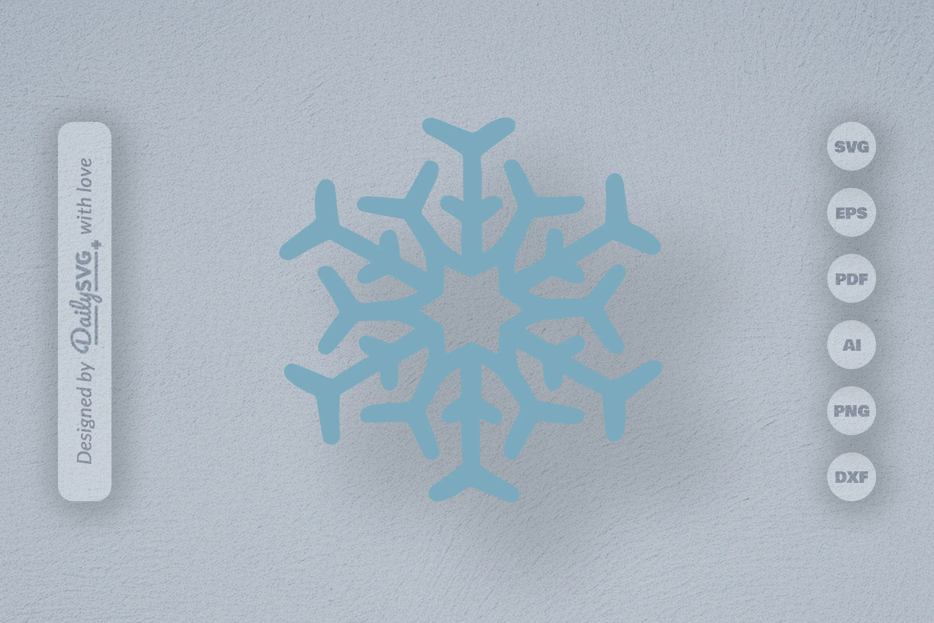 Hand-Drawn Snowflake SVG Bundle for Winter Crafts