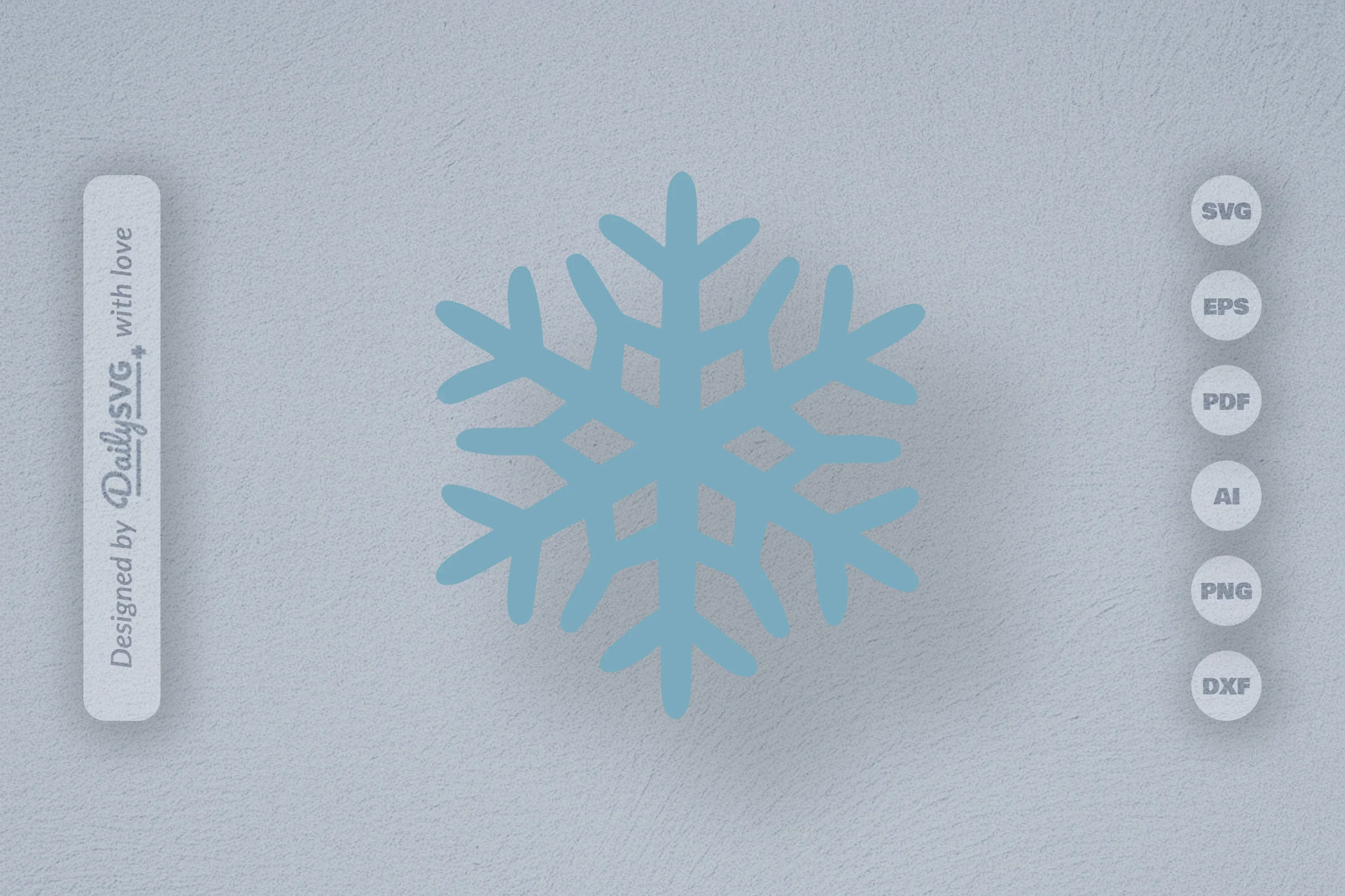 Hand-Drawn Snowflake SVG Bundle for Winter Designs