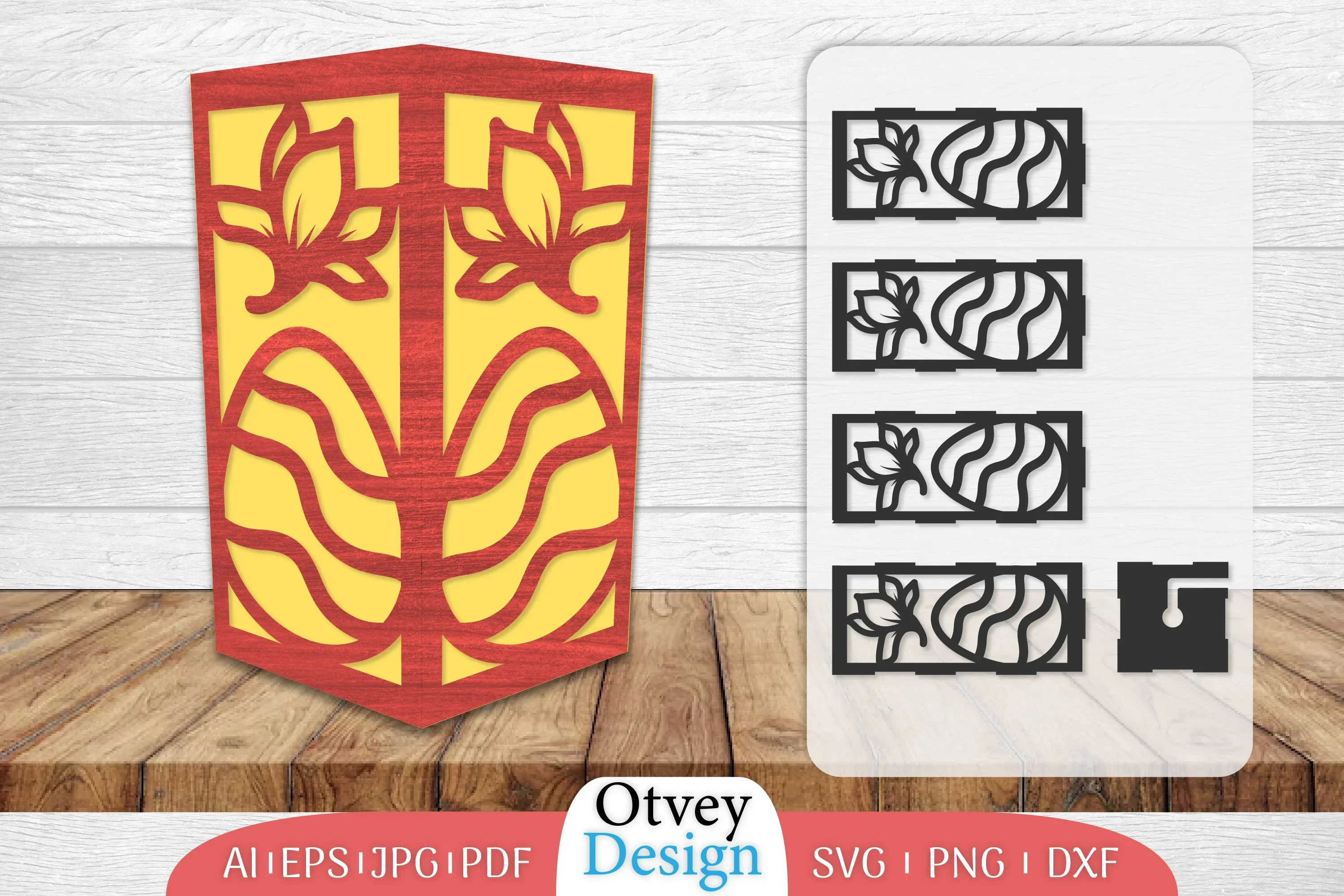 Happy Easter Lamp Lasercut SVG Bundle
