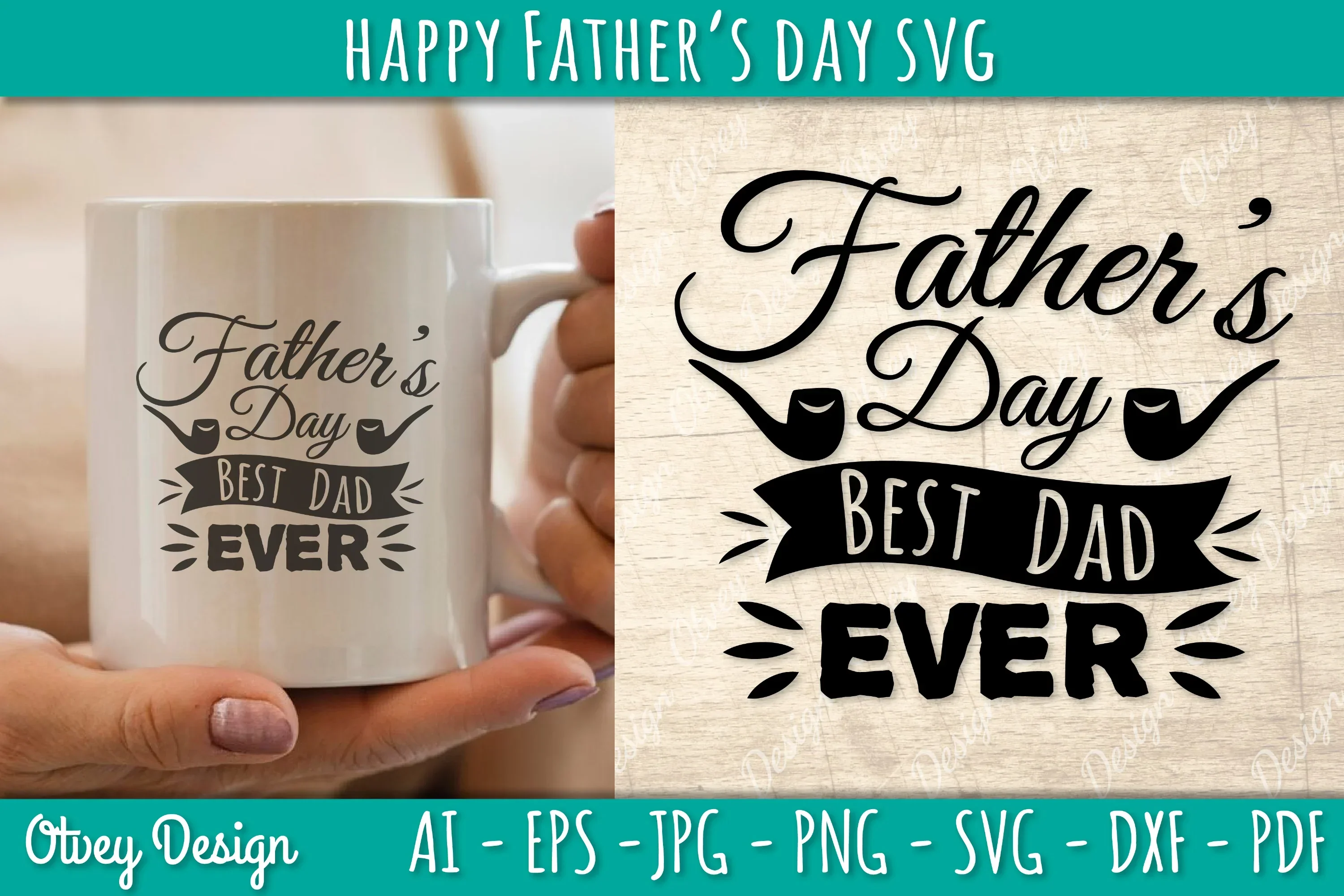 Happy Father's Day SVG Bundle - Image 2